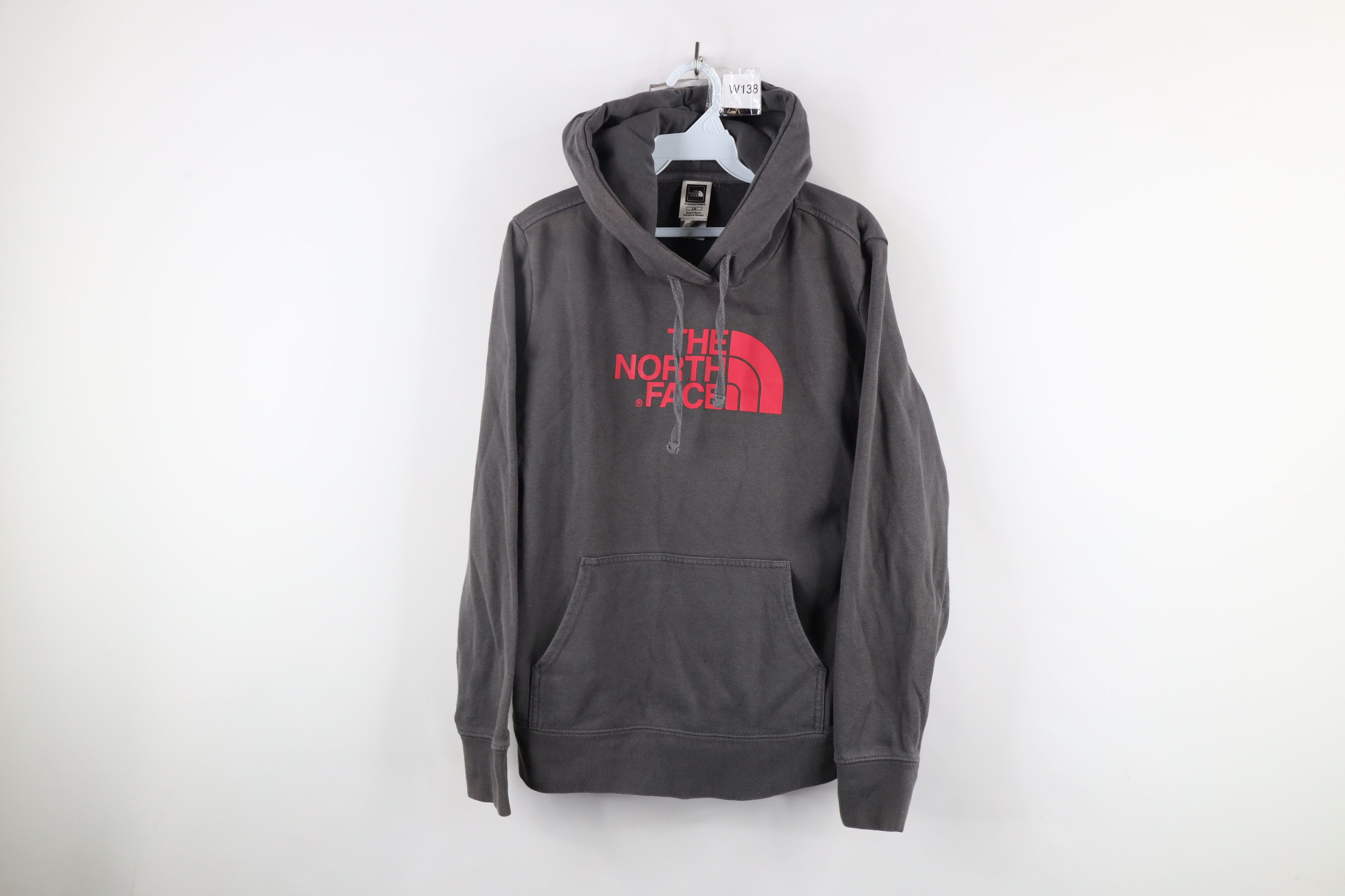 The North Face × Vintage Vintage The North Face Spell Out Big Logo Hoodie Sweatshirt Size L / US 10 / IT 46 - 1 Thumbnail