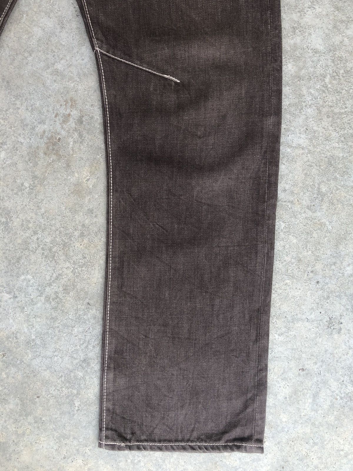 Japanese Brand Japanese Concave attempt Distressed Single Pocket Navajo Size US 33 - 7 Thumbnail