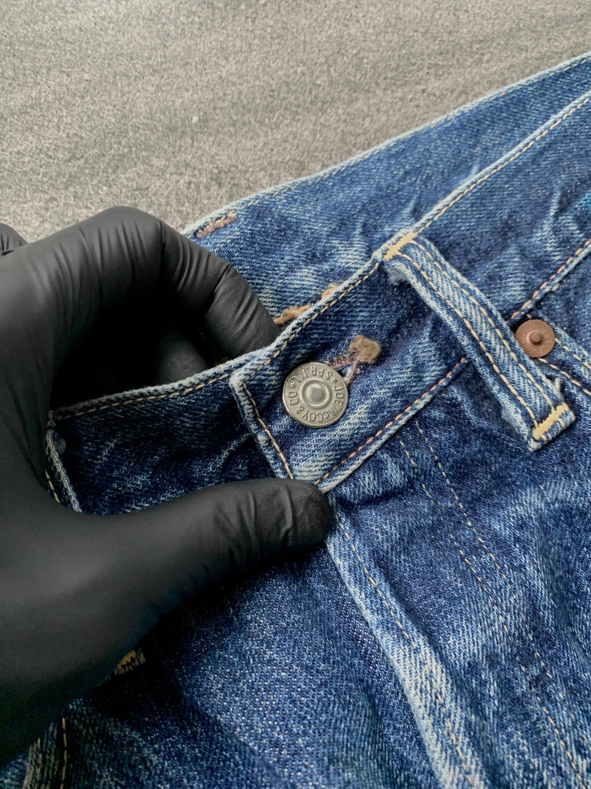 The Real McCoy's FREE TAX! Joe McCoy Selvedge Denim Jeans Size US 32 / EU 48 - 12 Thumbnail