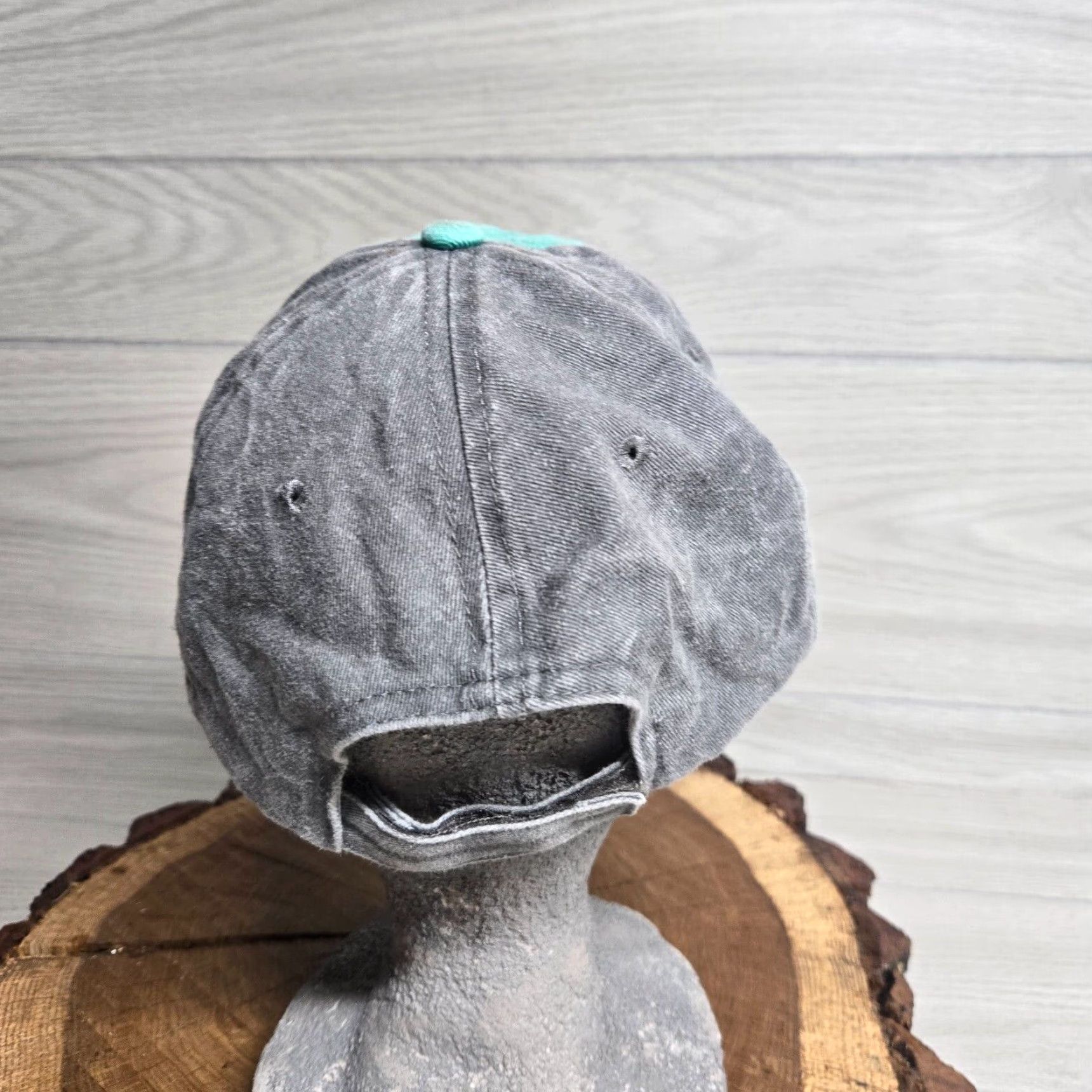 Vintage VINTAGE Wings Beach Hat Cap Unisex Adult Adjustable Cotton Teal Strapback Summer 2020s Size ONE SIZE - 4 Thumbnail