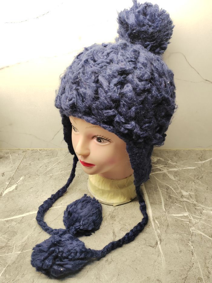 Japanese Brand Vintage Wool Japanese Earflap Beanie Size ONE SIZE - 3 Thumbnail