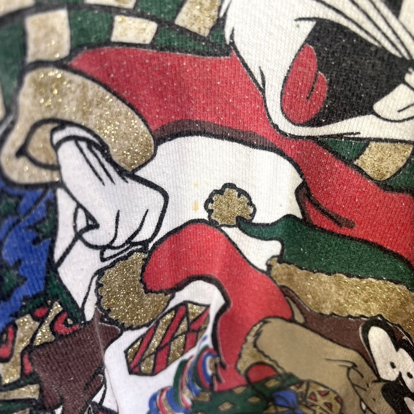 Vintage VINTAGE Freeze Sweatshirt Bugs Bunny Christmas 1994 XL White Men XL Christmas Bugs Bunny 90s Pullover Mens Size US XL / EU 56 / 4 - 4 Thumbnail