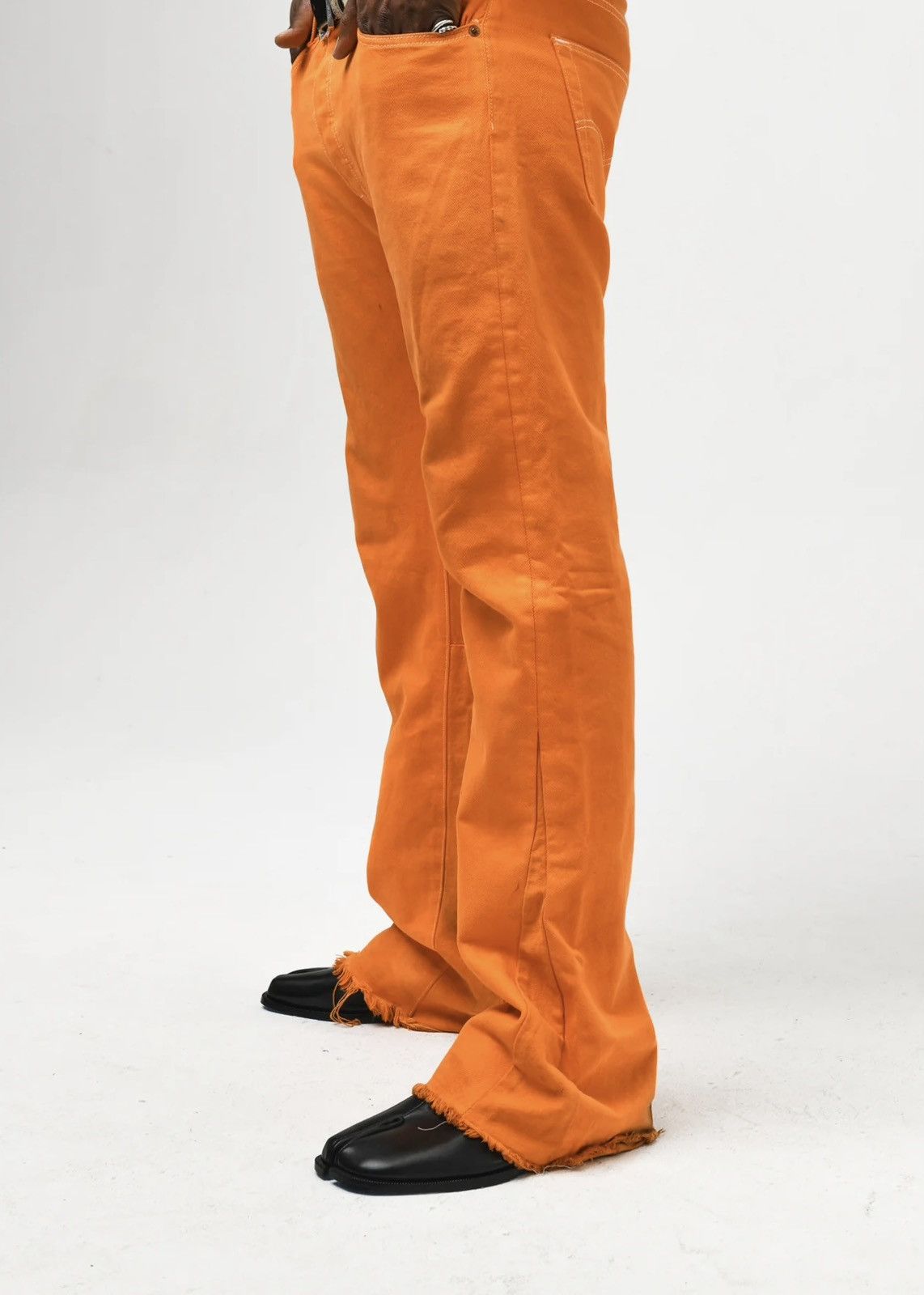 Gallery Dept. Gallery Dept Vintage Levi’s Chrome Orange LA Flare 31x32 Size US 31 - 4 Thumbnail