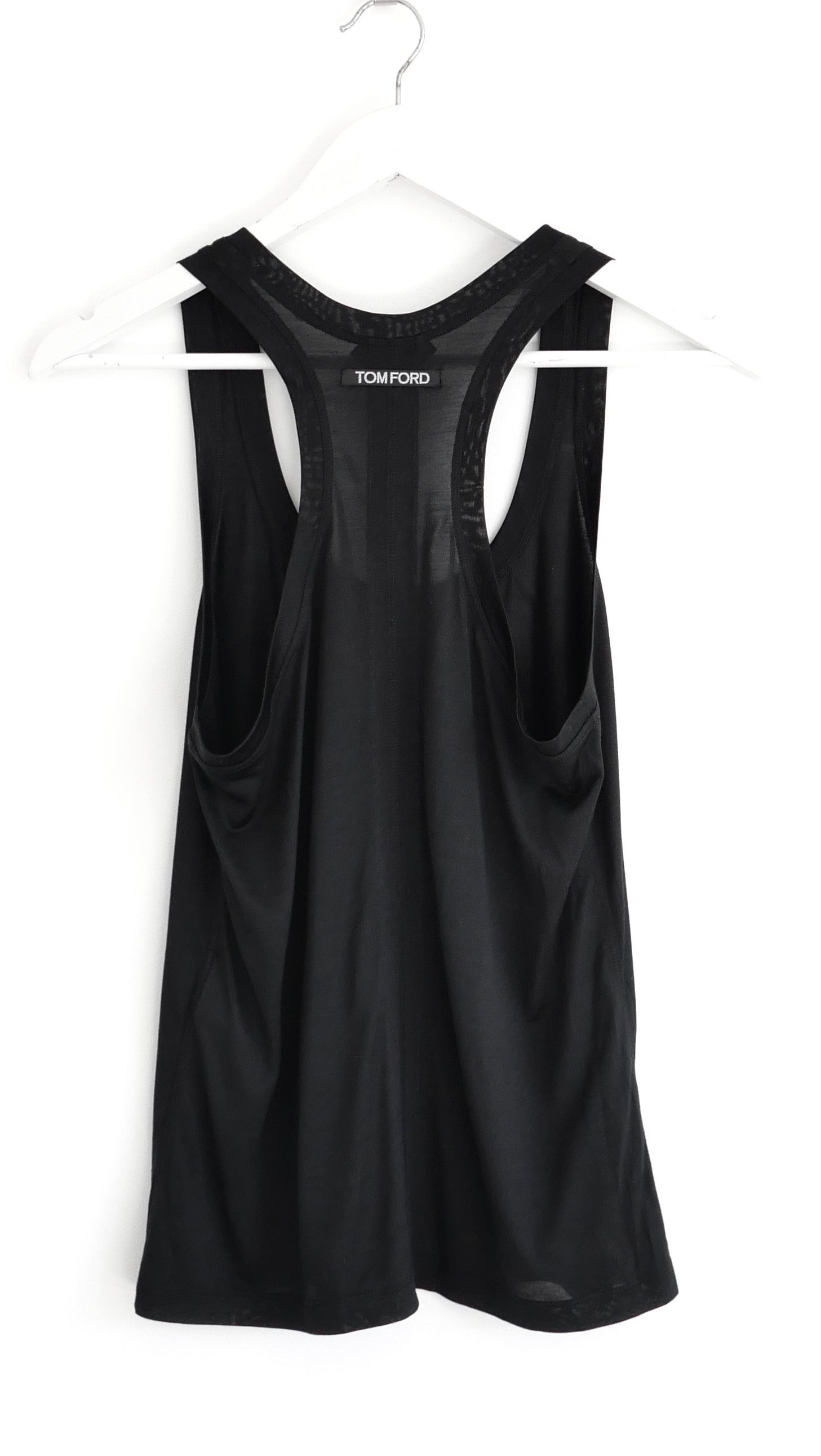 Tom Ford Tom Ford Racer Back Silk Jersey Vest Size XXS / US 00 / IT 34 - 4 Thumbnail