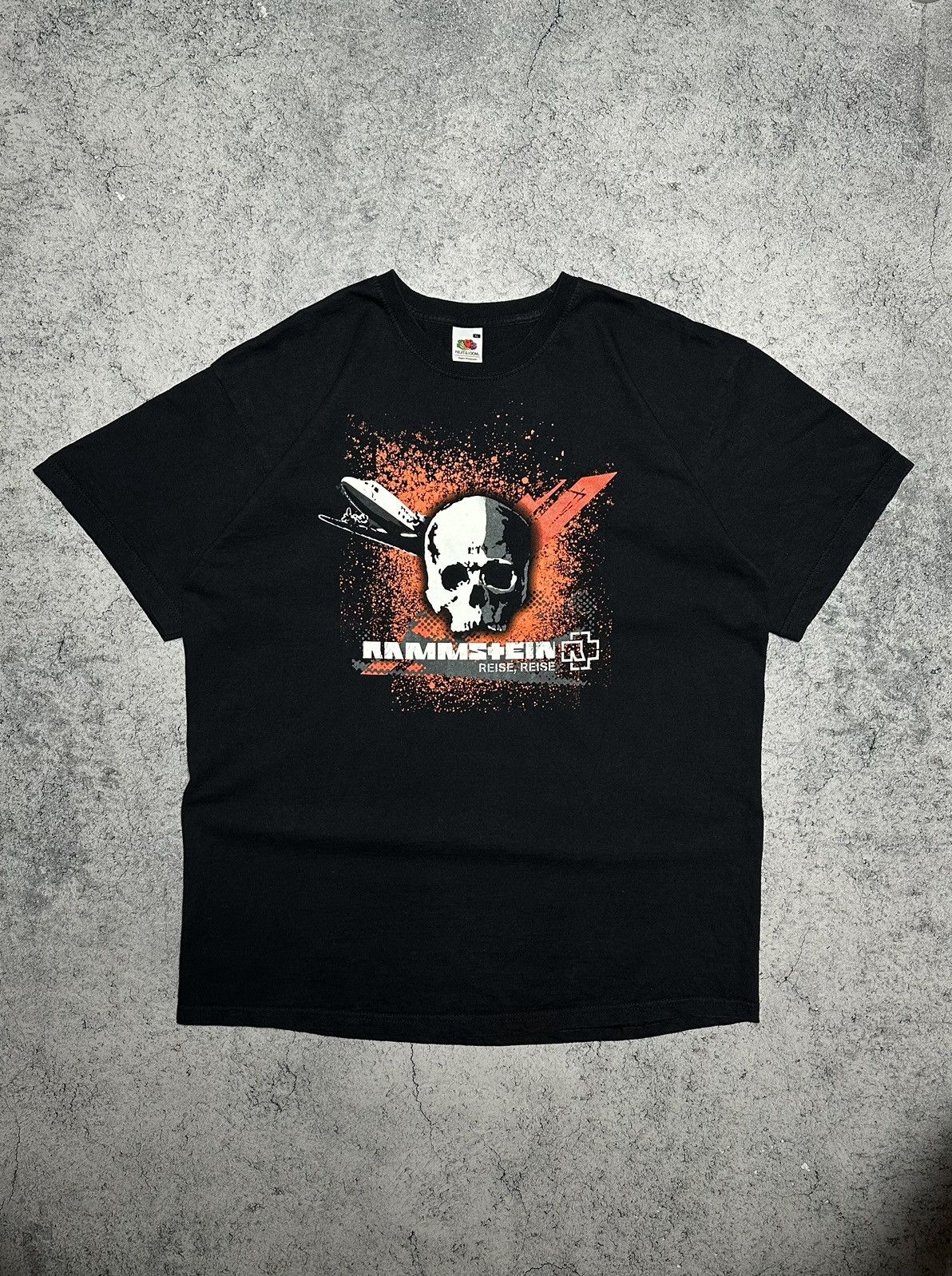 Band Tees Vintage Rammstein Reise Reise Skull Logo T-Shirts Size US XL / EU 56 / 4 - 1 Thumbnail