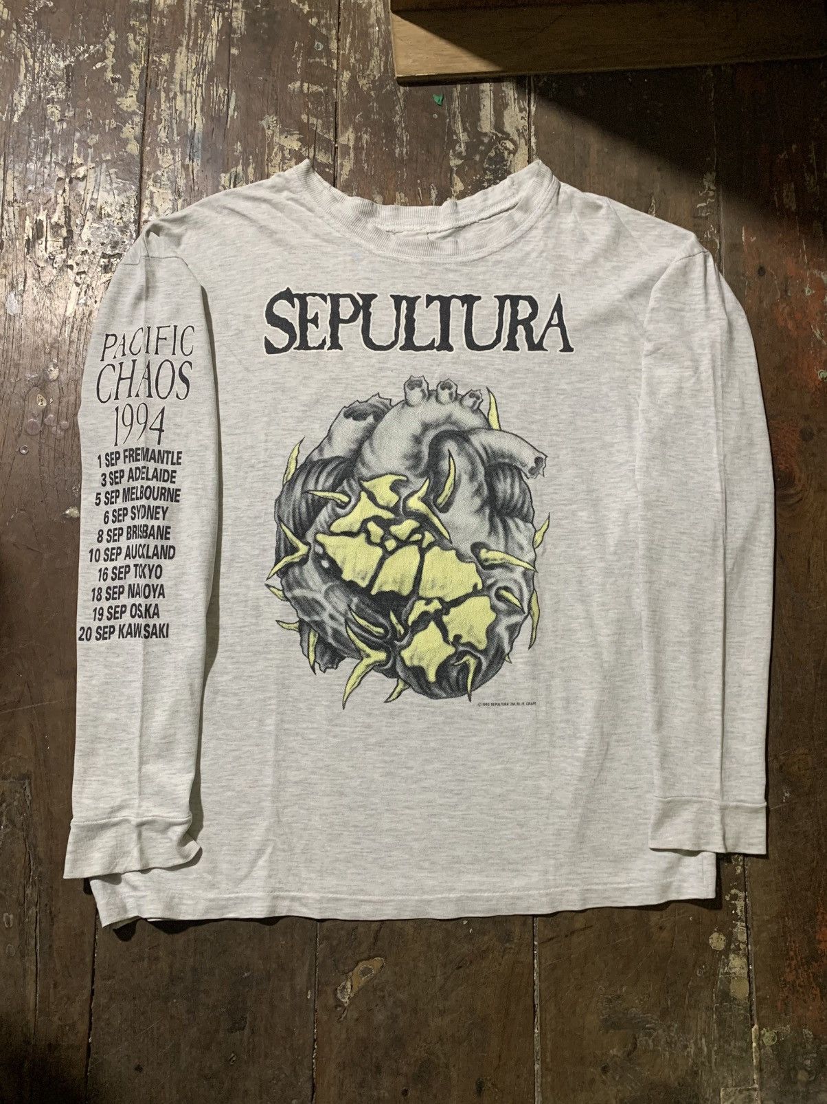 Rare Vintage Longsleeve Sepultura Chaos 1994