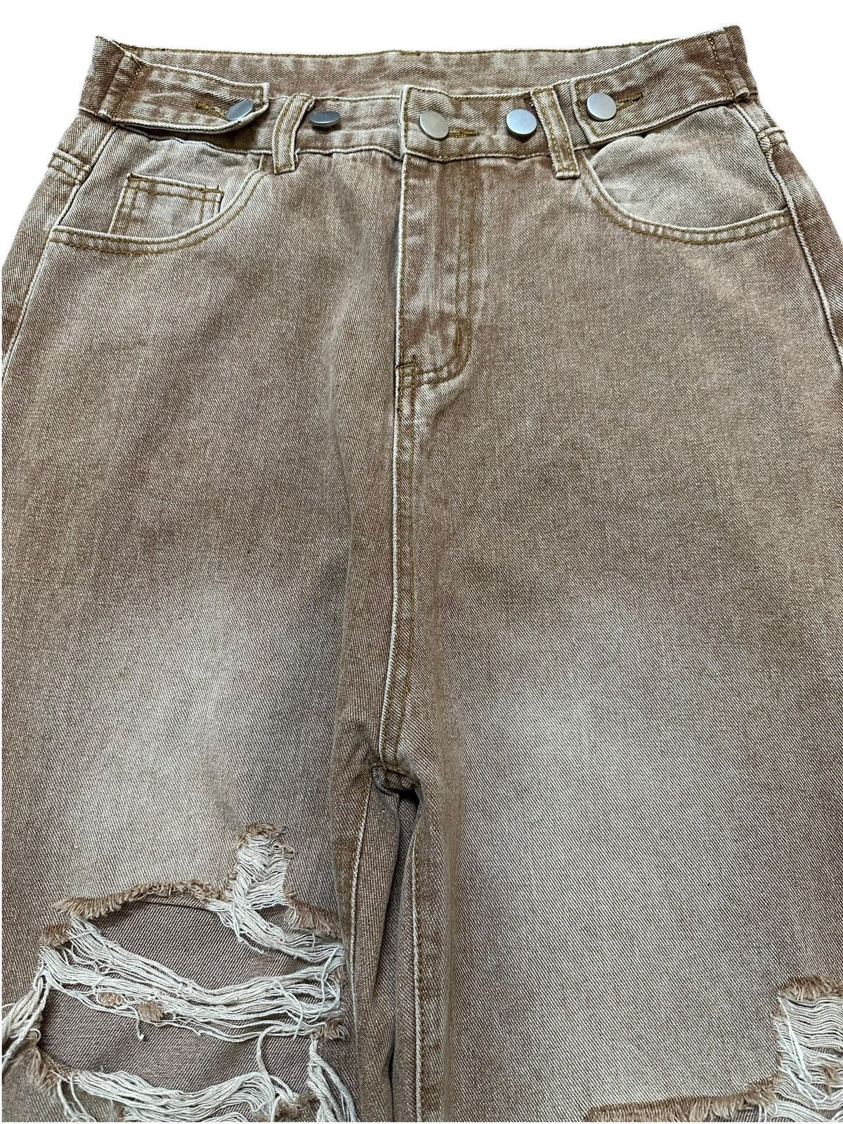 Japanese Brand Vintage Japanese Brand Faded Wash Distressed Baggy Jeans Size US 28 / EU 44 - 3 Thumbnail