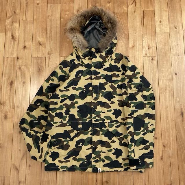 Bape × Goretex BAPE × GORE-TEX 1st camo yellow ECWCS HOODIE JACKET APE Size US XXL / EU 58 / 5 - 1 Thumbnail