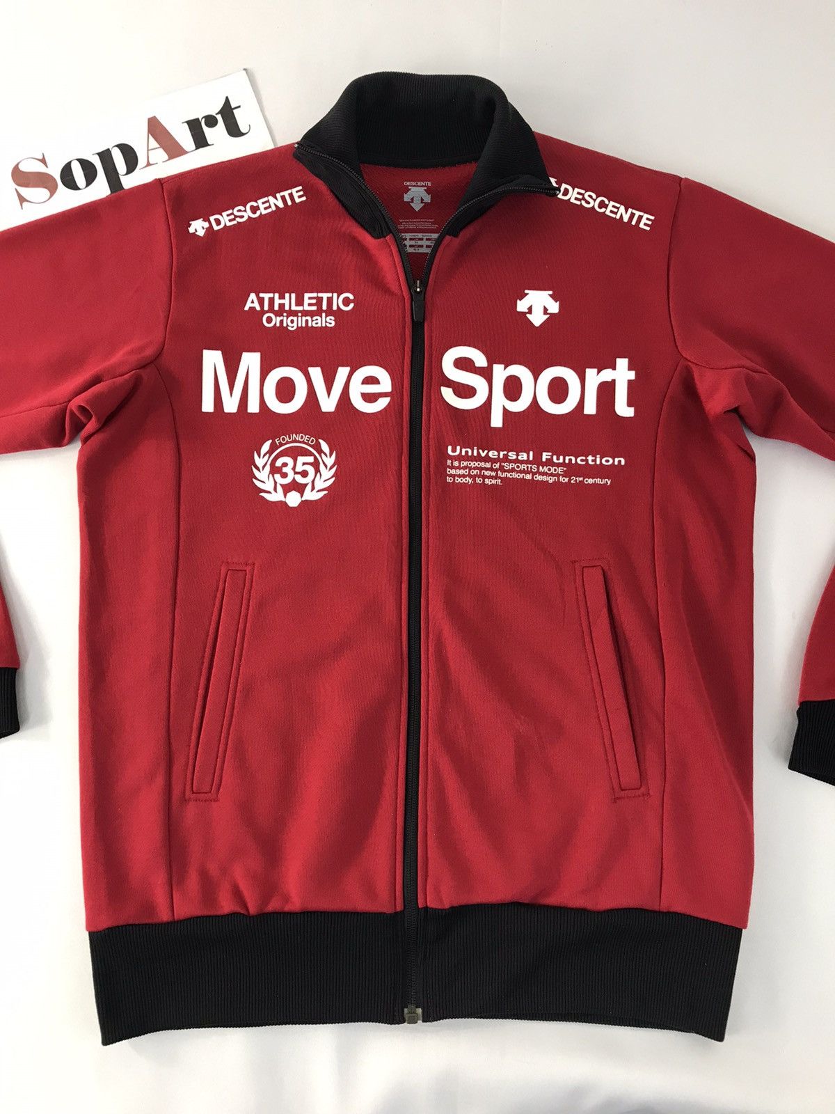 Descente Vintage Sweater Descente Move Sport Zipper Style Size US M / EU 48-50 / 2 - 3 Thumbnail