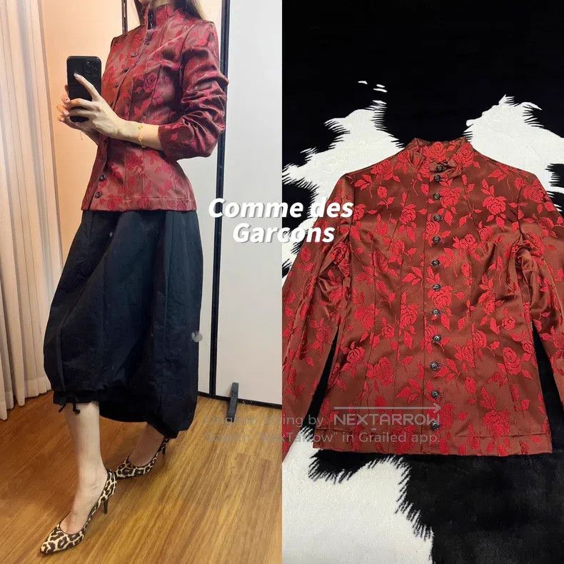Comme des Garcons Comme Des Garcons Embroidered Chinese Style Coat Size M / US 6-8 / IT 42-44 - 1 Thumbnail