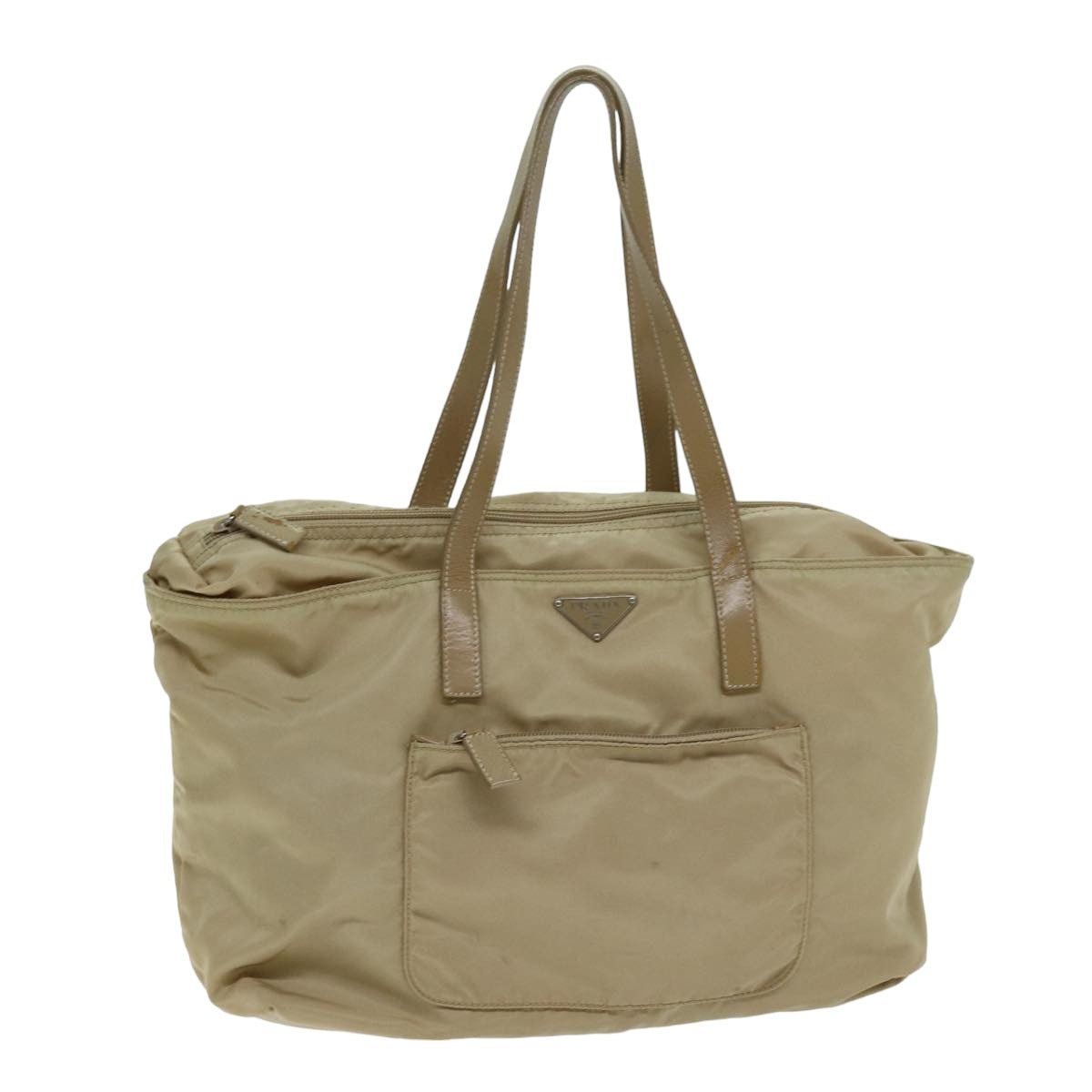 Prada PRADA Tote Bag Nylon Beige Size ONE SIZE - 1 Thumbnail