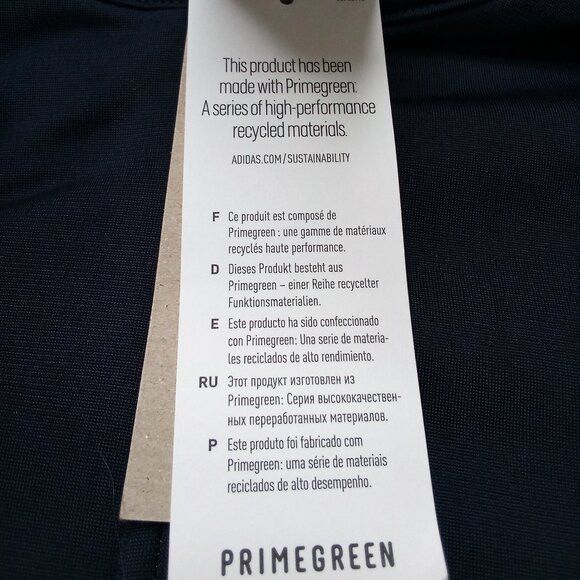 Adidas NWT Adidas Primegreen 3 Stripe Track Top Zipper Jacket Size US XL / EU 56 / 4 - 4 Thumbnail