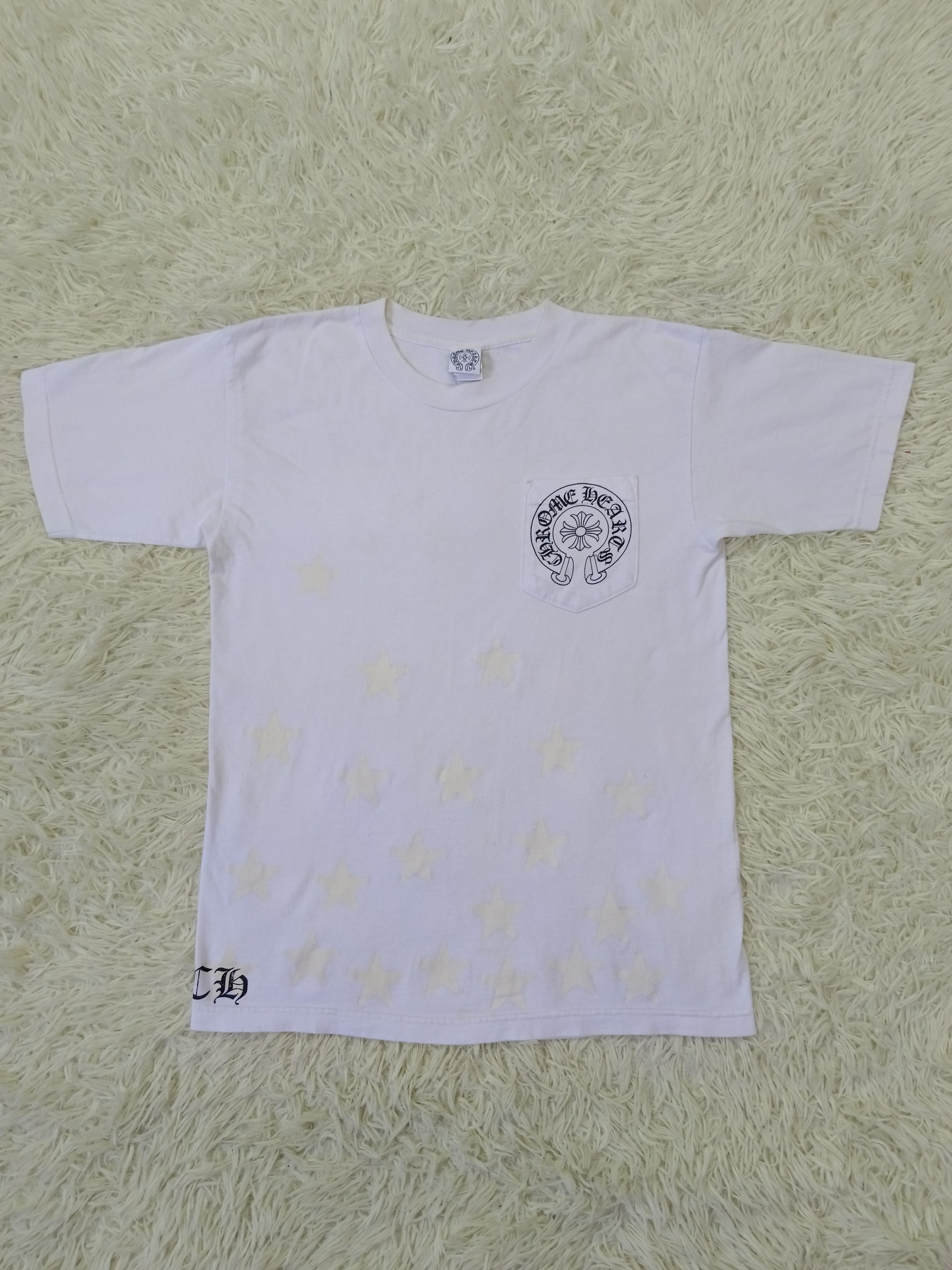Chrome Hearts Vintage Rare Chrome Hearts Star Pocket Tee Spellout Size US M / EU 48-50 / 2 - 1 Thumbnail