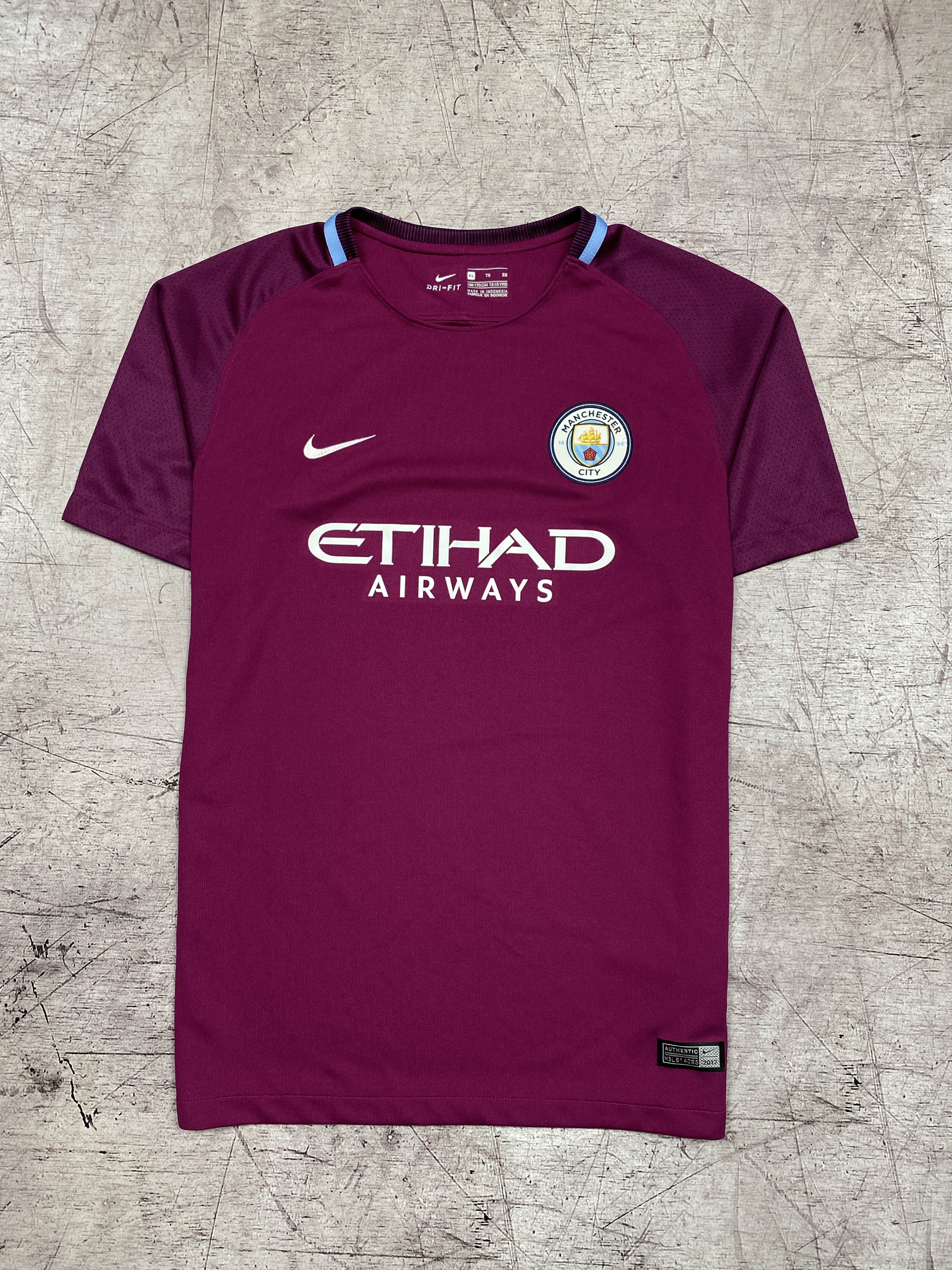 Nike Nike Manchester City Mens Soccer Jersey T-Shirt Football Size US S / EU 44-46 / 1 - 1 Thumbnail