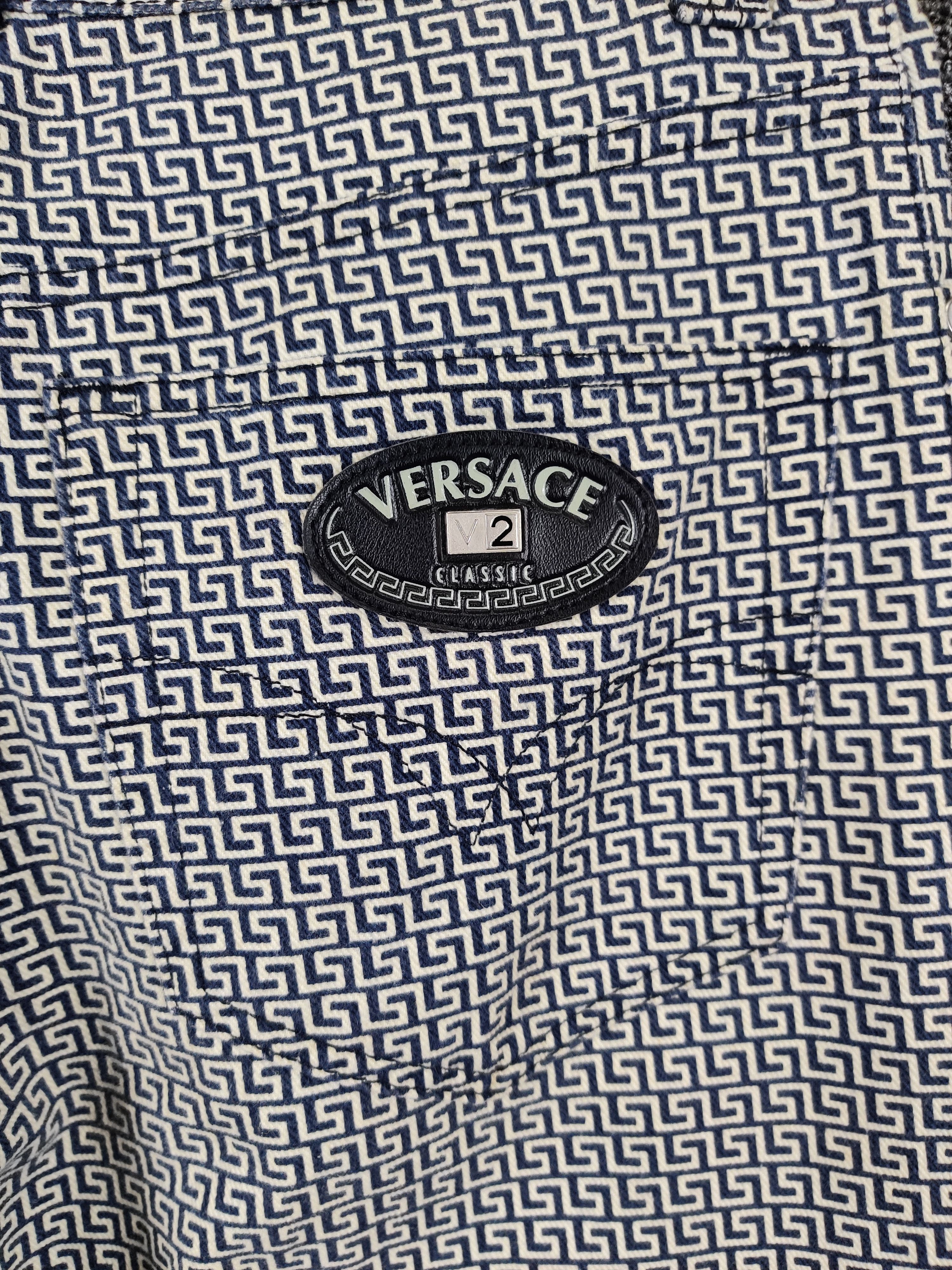 Versace Versace Classic V2 Monogram Trousers Loose Fit Pants Size US 31 - 9 Thumbnail