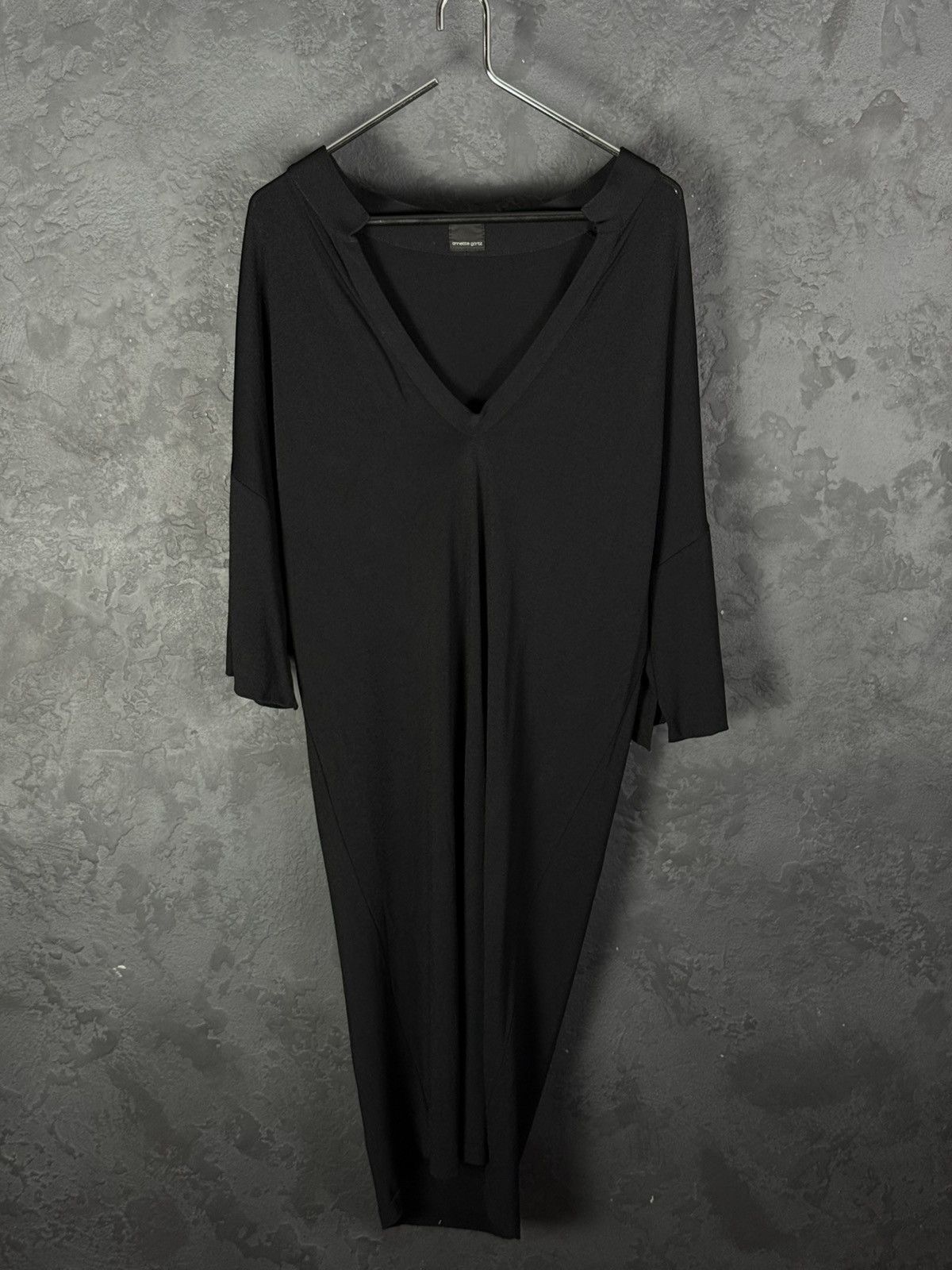 Annette Gortz Annette Gortz Avantgarde Oversize Black Dress Viskose Size S Size S / US 4 / IT 40 - 4 Thumbnail