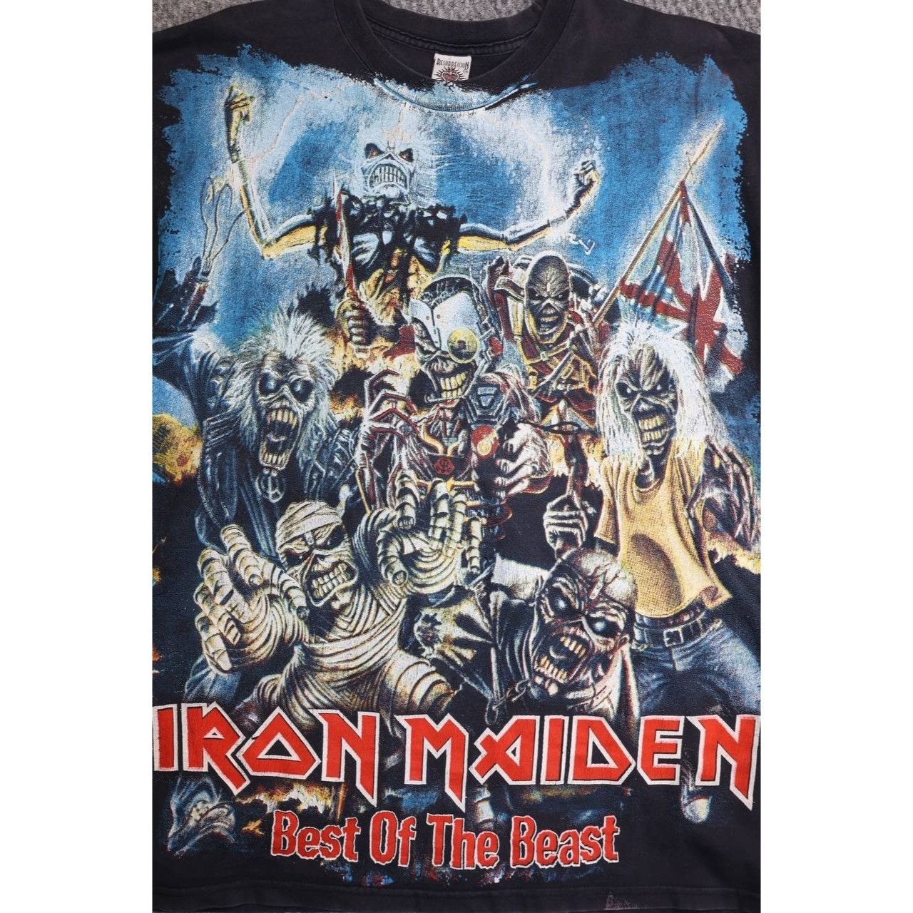 Vintage Vintage 1998 Iron Maiden Best Of The Beast Resurreccion Size US XL / EU 56 / 4 - 4 Thumbnail