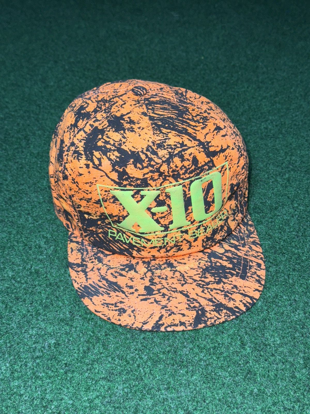 Vintage X 10 Splatter 80s 90s Vintage Snapback Retro Streetwear Hat Size ONE SIZE - 1 Thumbnail