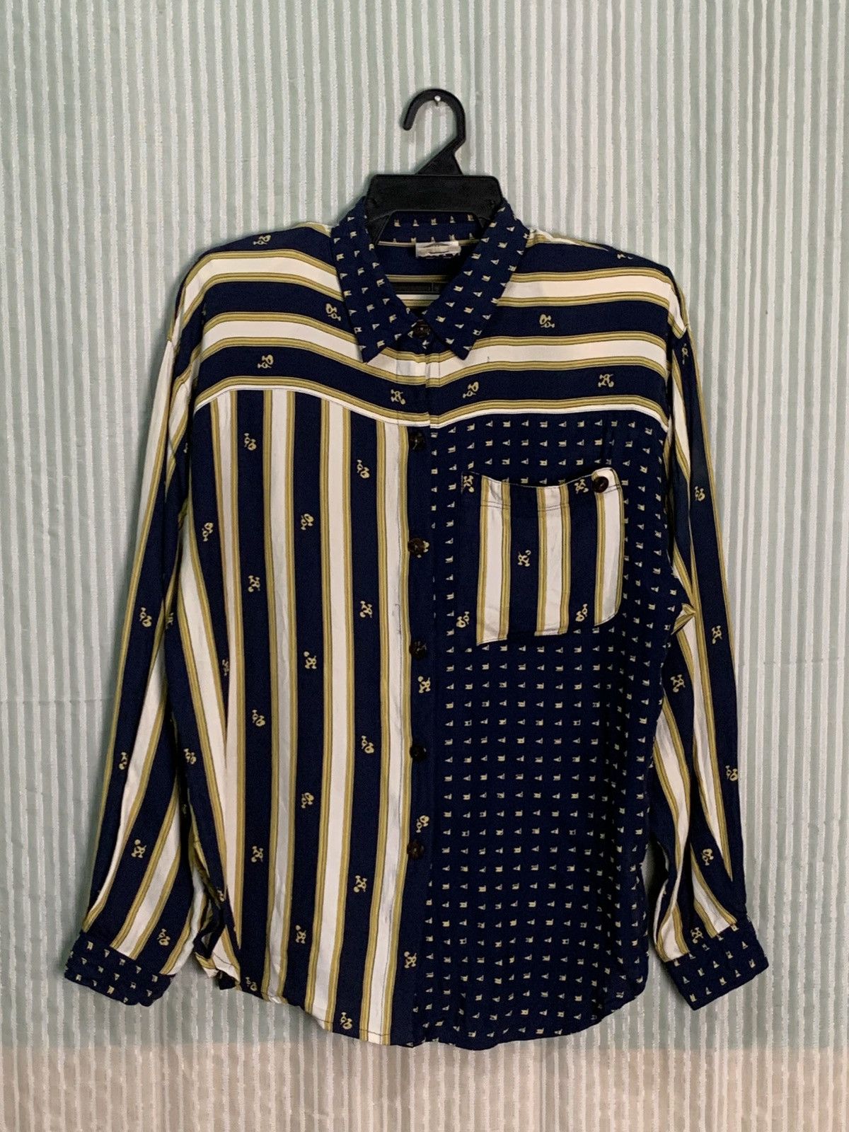 Vintage Rare Design Vintage Calla Long Sleeve Blouse Size M / US 6-8 / IT 42-44 - 1 Thumbnail