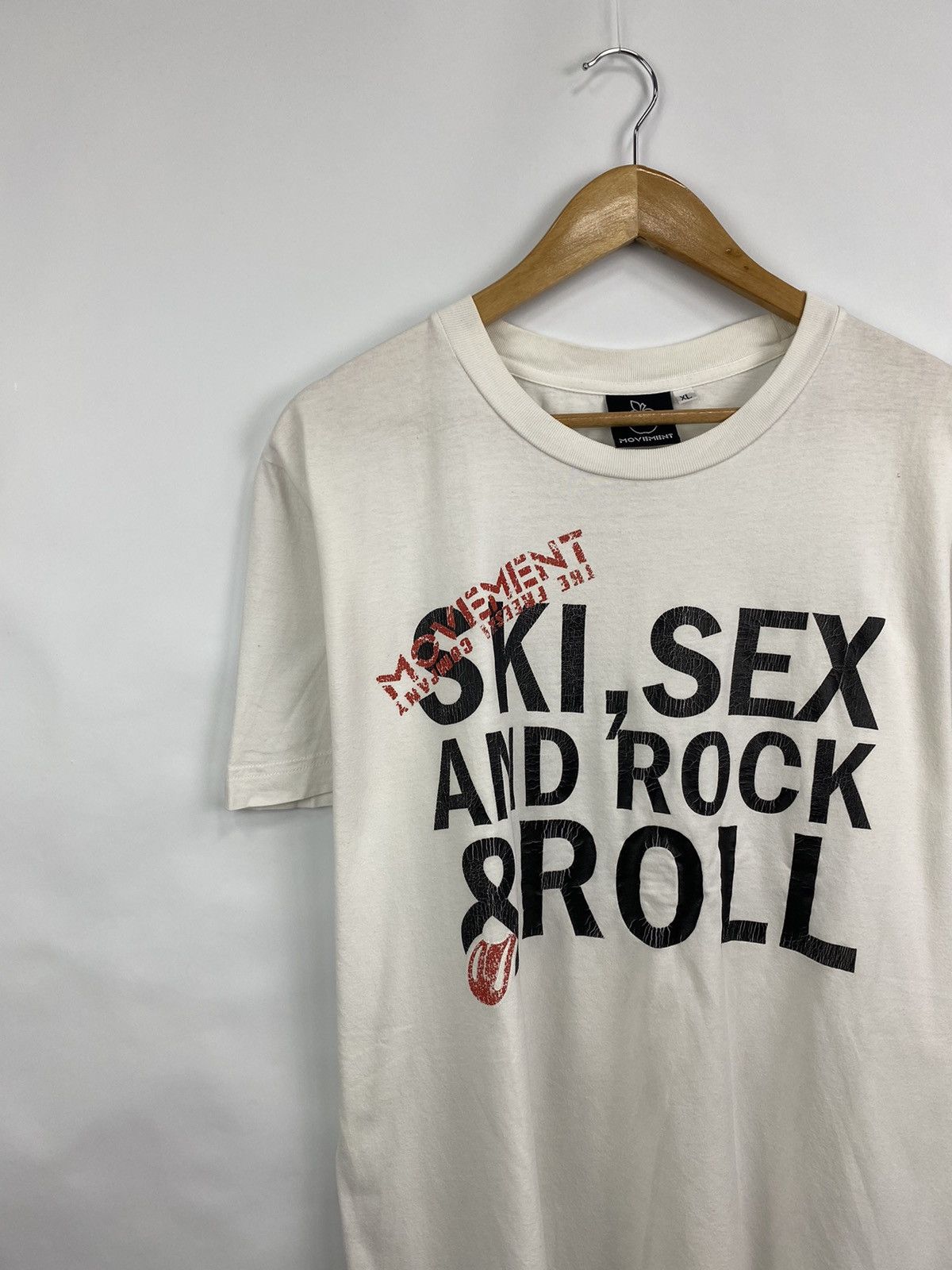 Band Tees × Vintage Vintage Movement Ski Sex And Rock and Roll t-shirt rare hype Size US L / EU 52-54 / 3 - 2 Thumbnail