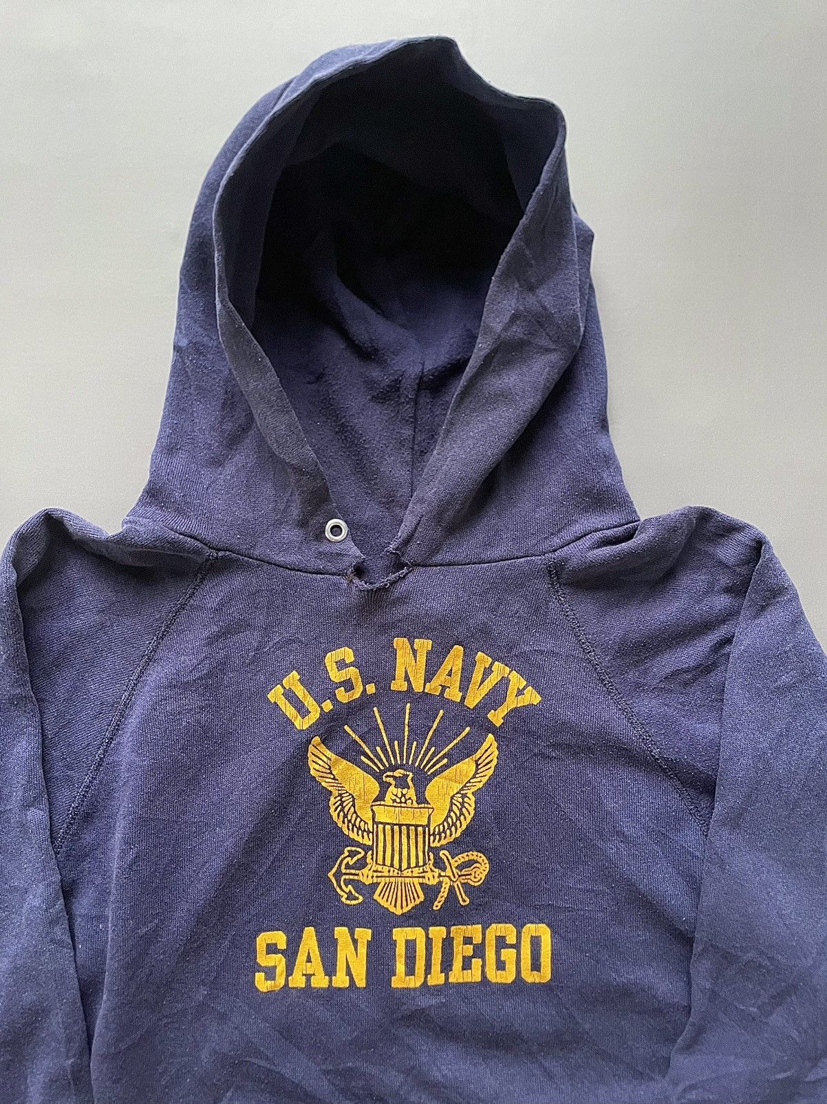 Vintage Vtg 80's US Navy Military Hoodie N1 Deck Jacket Us Army Size US M / EU 48-50 / 2 - 4 Thumbnail