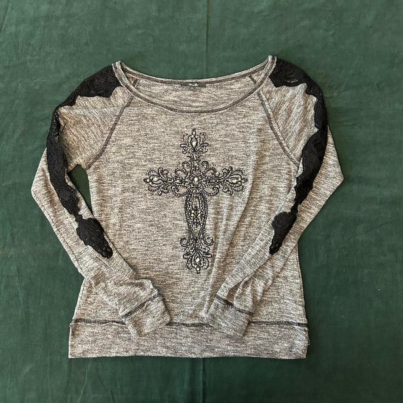 Miss Me Y2k miss me longe sleeve Size L / US 10 / IT 46 - 1 Thumbnail