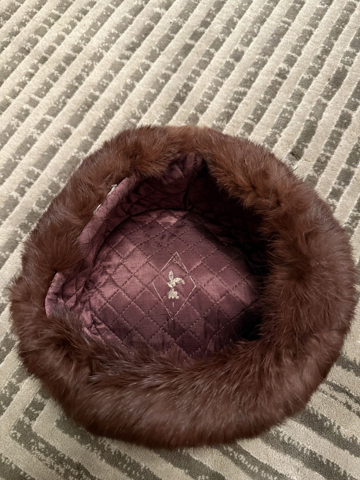 Vintage Vintage fur hat 80s Size ONE SIZE - 8 Thumbnail