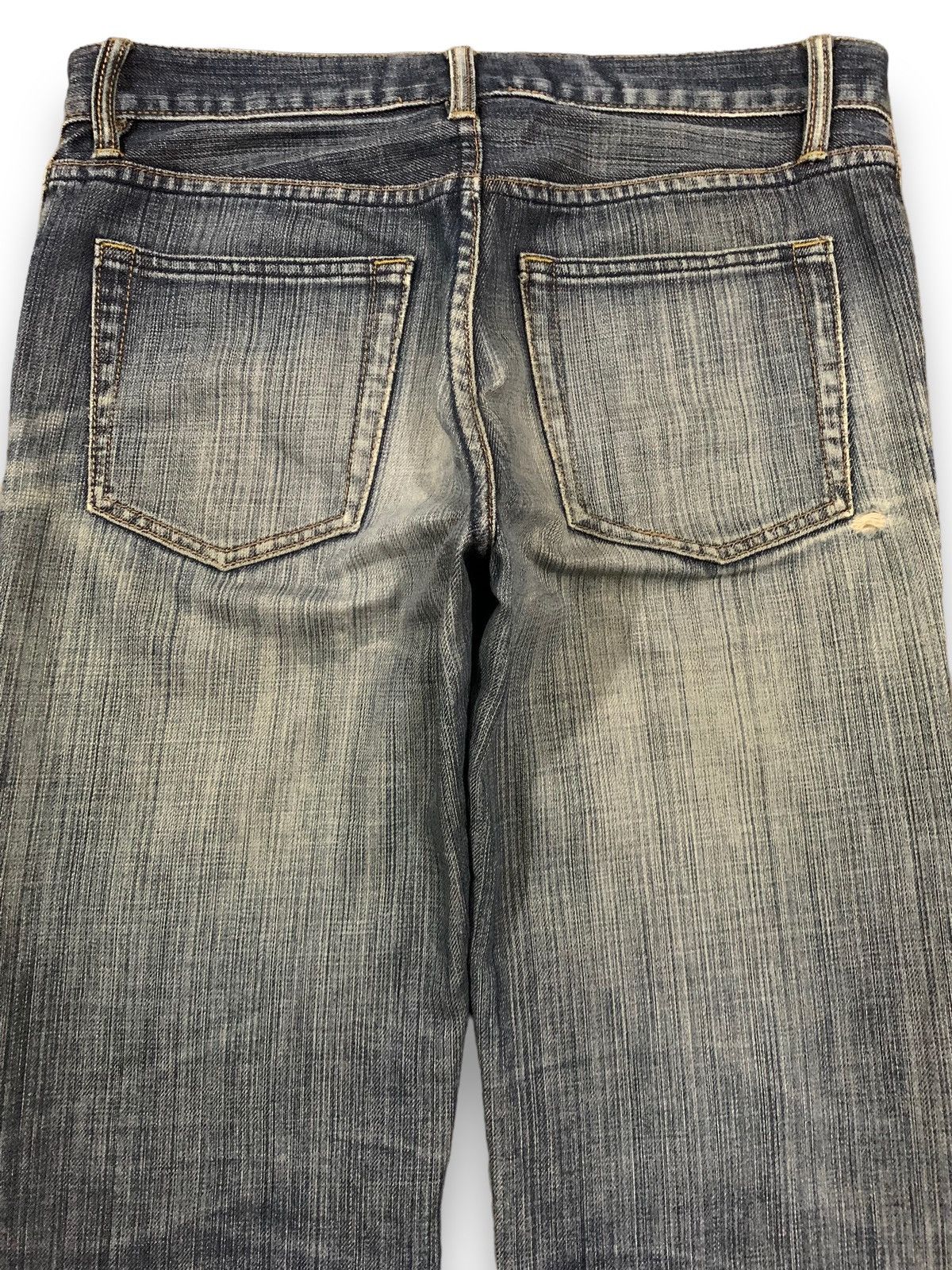 Gap × Yeezy Vintage Gap 1969 Faded Straight Leg Distressed Grunge Jeans Size US 32 / EU 48 - 11 Thumbnail