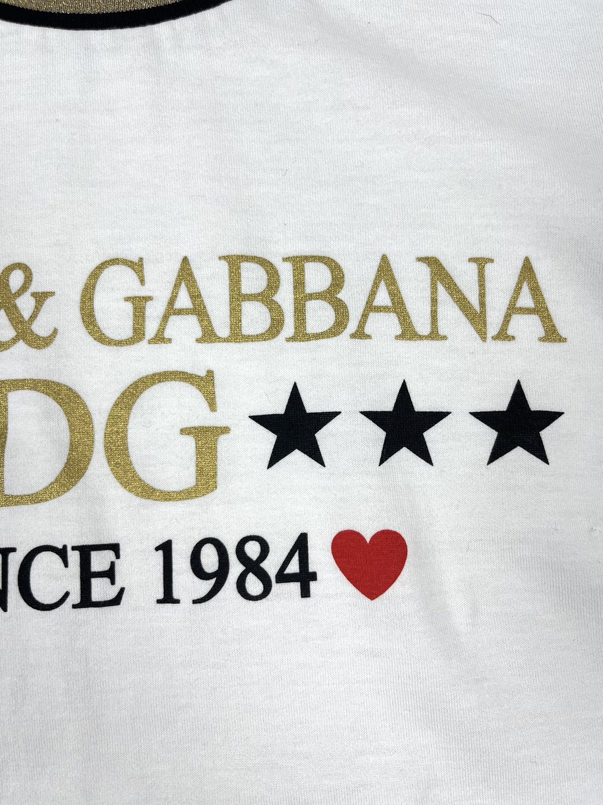 Dolce & Gabbana Dolce&Gabbana White Cotton Big Logo Womens T Shirt Size XS / US 0-2 / IT 36-38 - 9 Thumbnail