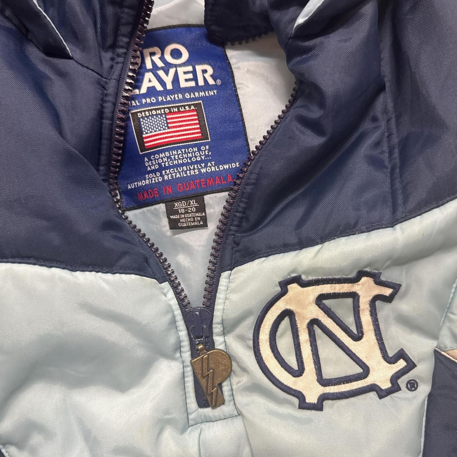 Vintage Vintage 90s Pro Player NorthCarolina Tarheels Puffer Jacket Size M / US 6-8 / IT 42-44 - 6 Thumbnail