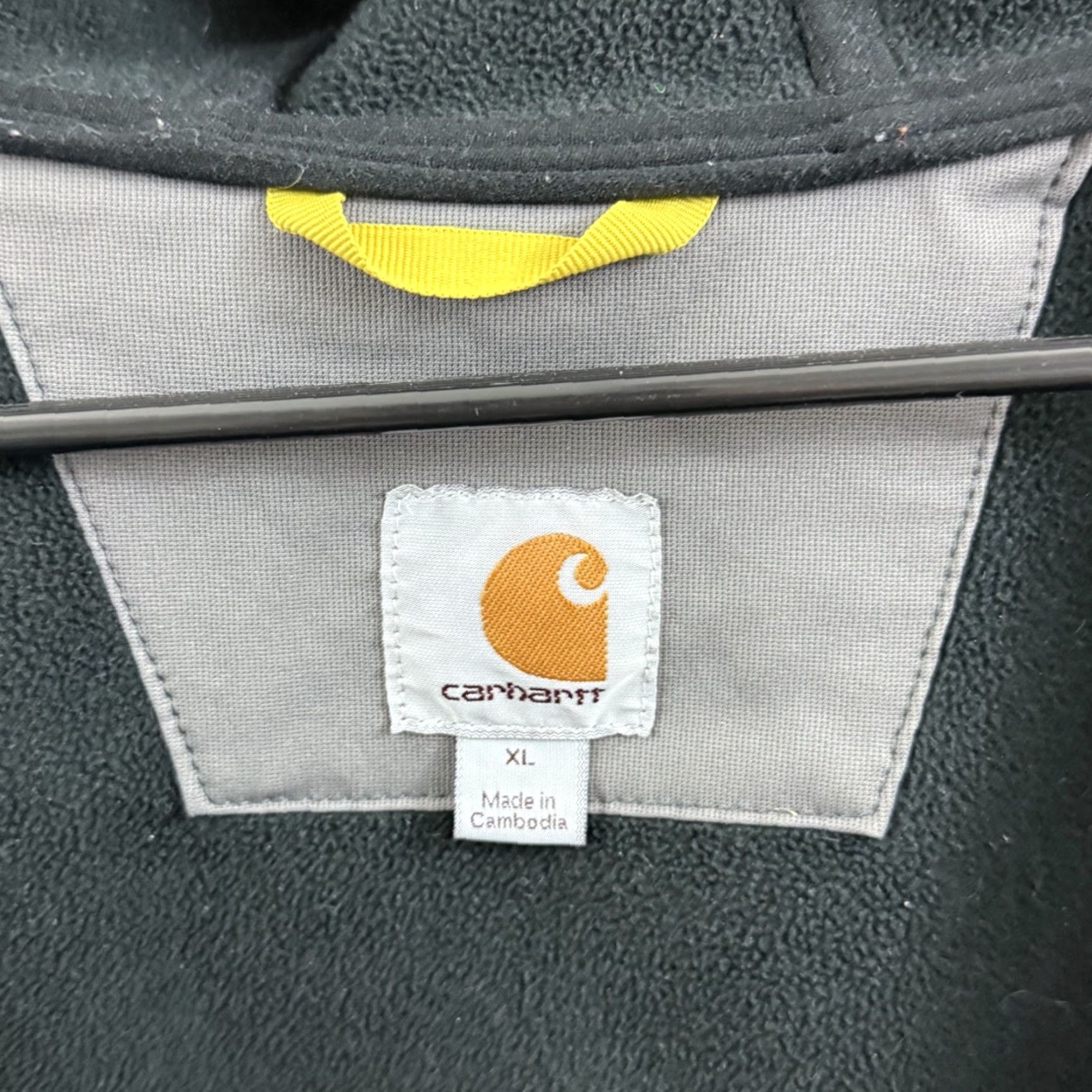 Carhartt VINTAGE Carhartt Crowley Jacket Men XL Gray Fleece Lined Rain Defender Soft Shell Hooded Size US XL / EU 56 / 4 - 7 Thumbnail