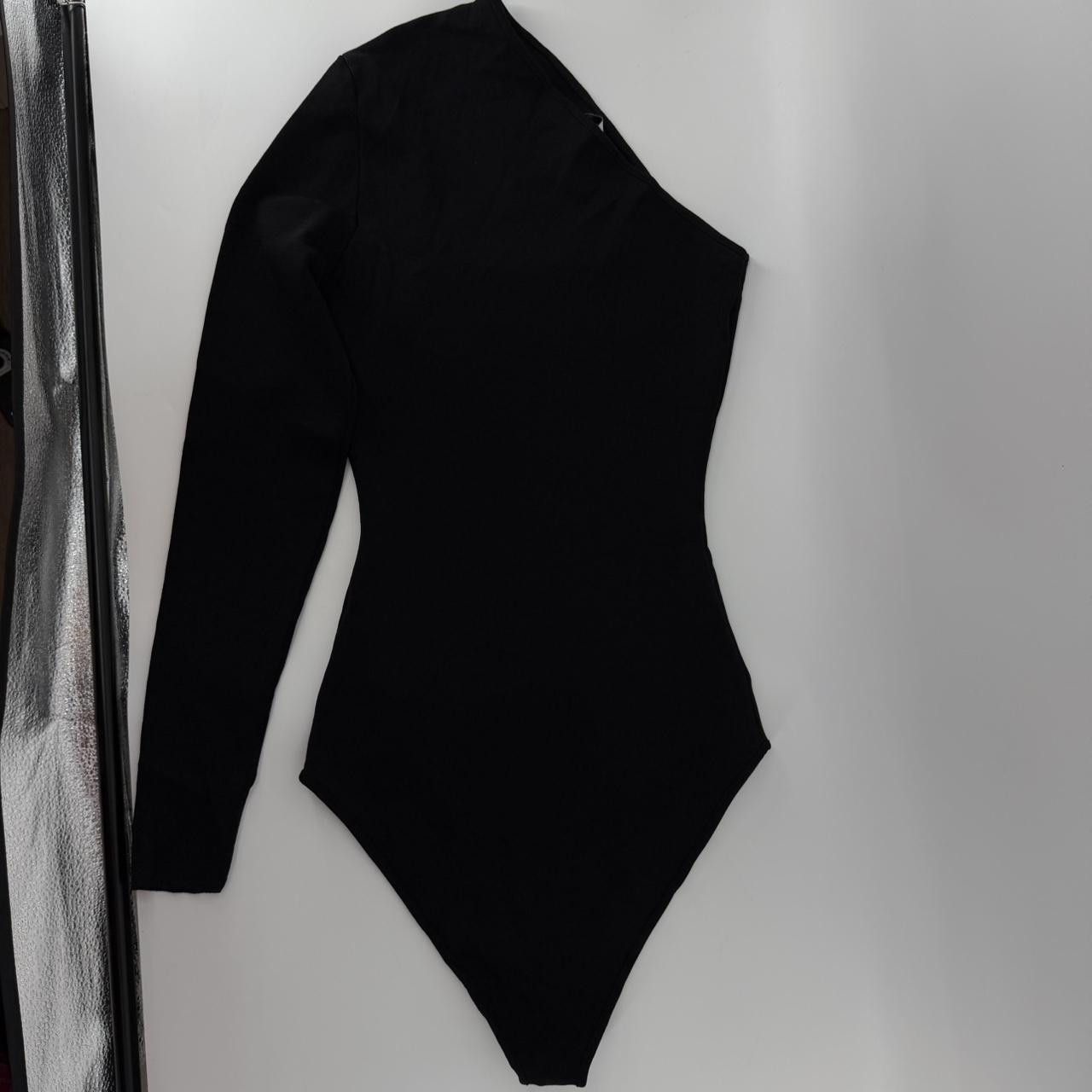 Zara Zara Asymmetrical Black Bodysuit Size Medium Size M / US 6-8 / IT 42-44 - 8 Thumbnail
