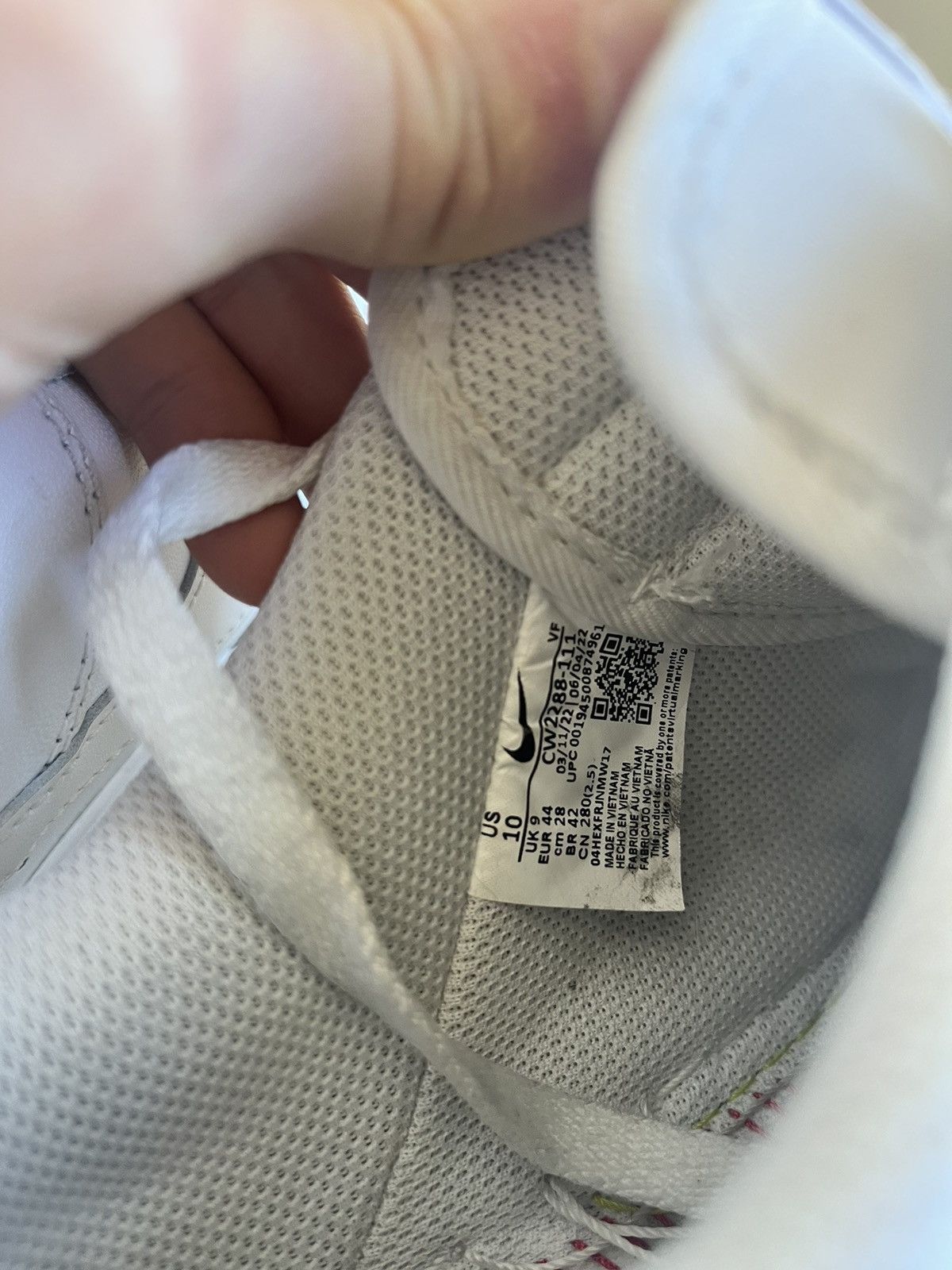 Nike Nike Air Force 1 ‘07 White Size US 10 / EU 43 - 6 Thumbnail