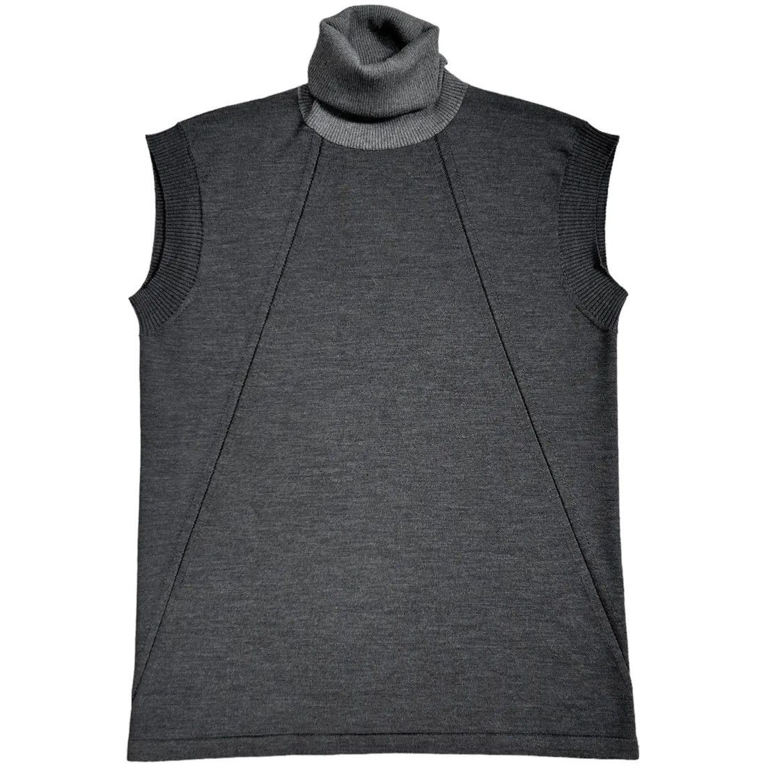 Maison Margiela Maison Martin Margiela Open Seam Sleeveless Rollneck Sweater - AW15 Size US M / EU 48-50 / 2 - 1 Thumbnail