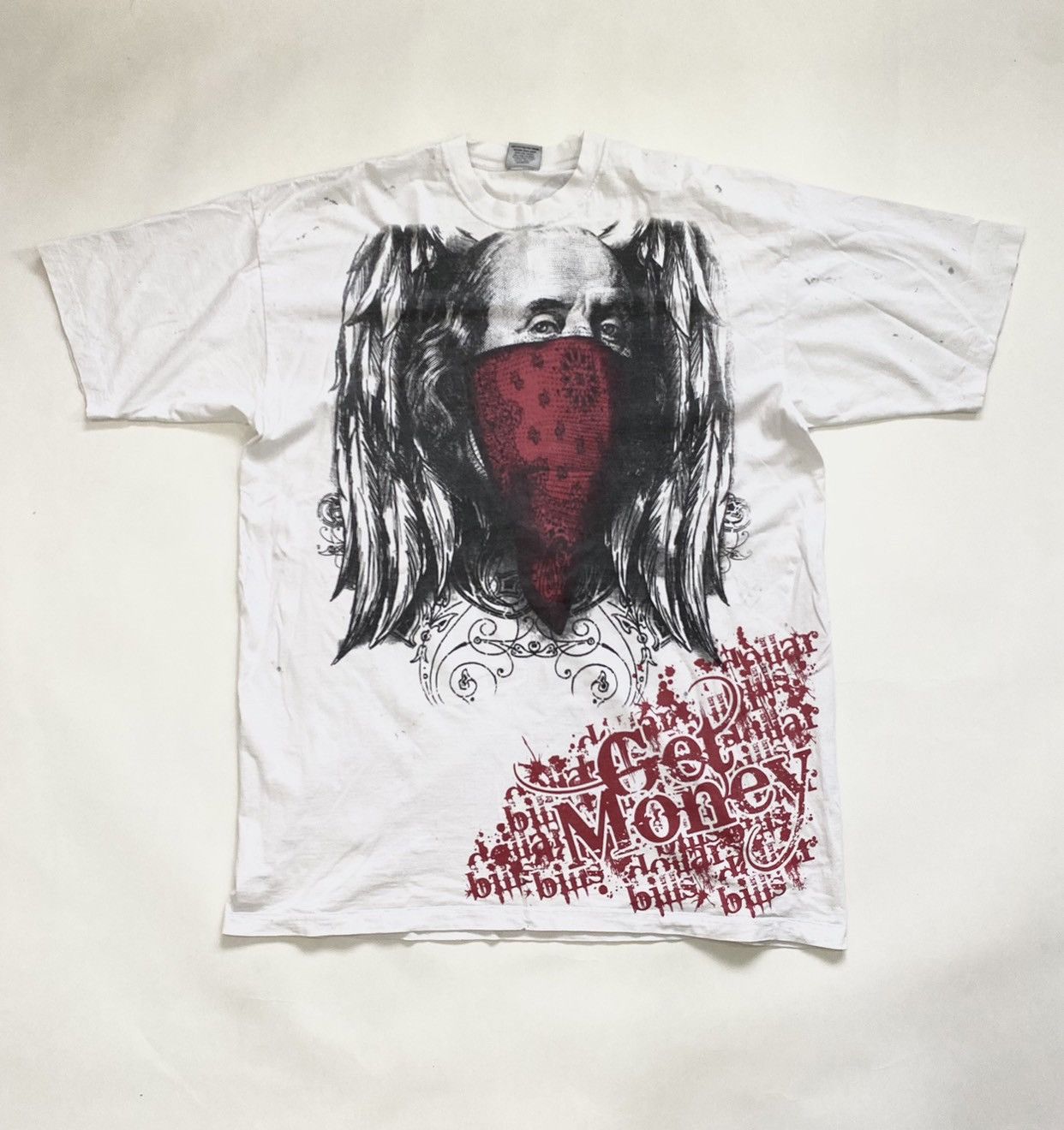 Affliction × Ed Hardy !3For$100 Ship! Crazy Y2K Wing Graphic Tee Size US XXL / EU 58 / 5 - 1 Thumbnail
