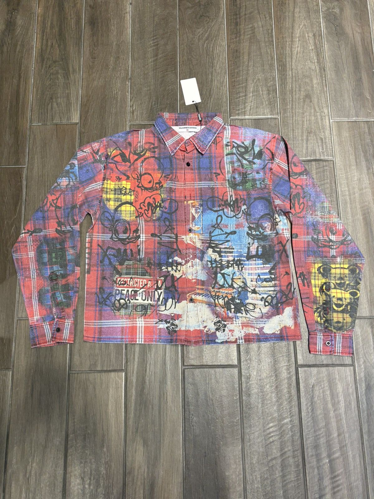 Vale VALE “GRAFFITI” FLANNEL - SIZE XL Size US XL / EU 56 / 4 - 1 Thumbnail