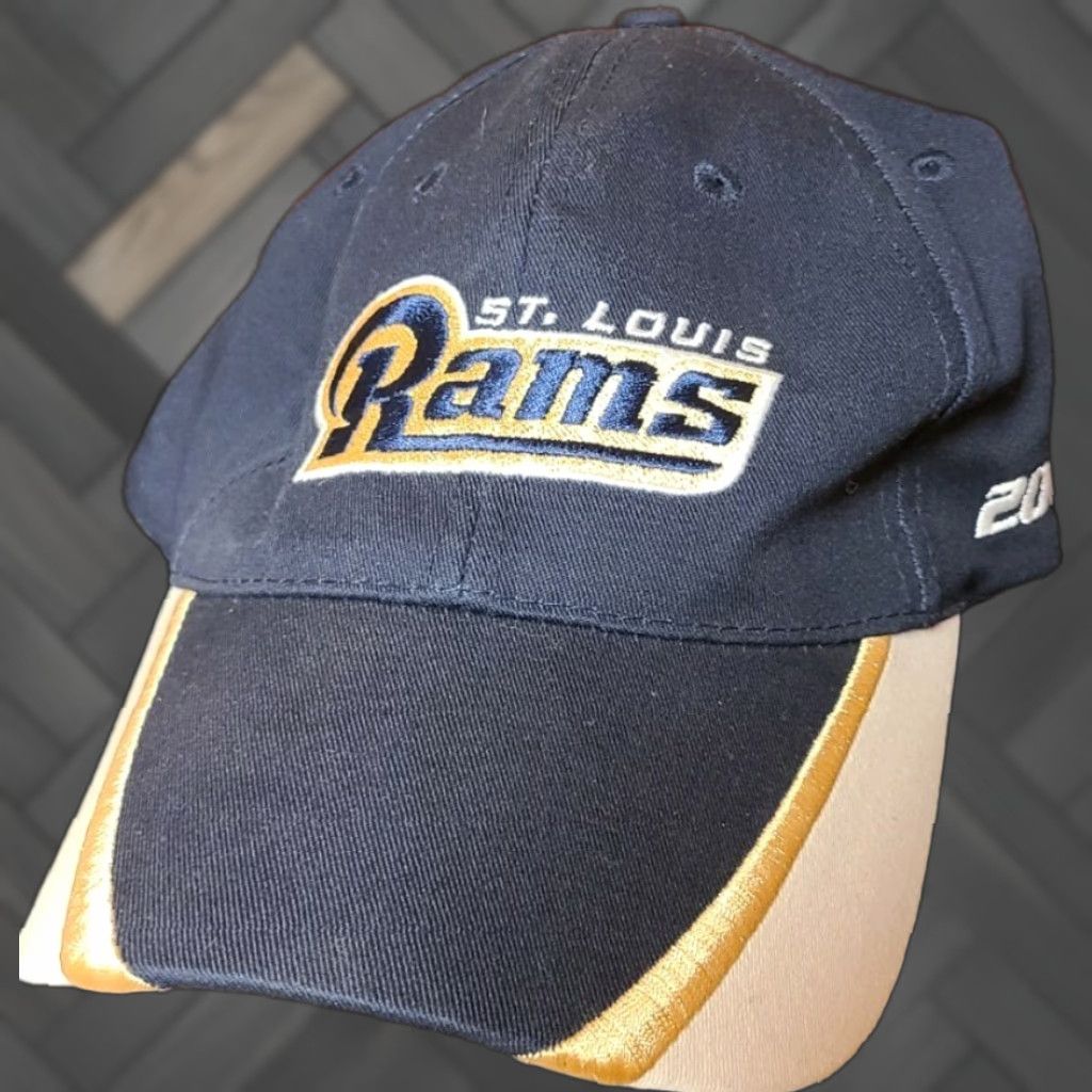 NFL K-Products St Louis Rams 2006 Edward Jones NFL Adjustable Strapback Hat Cap LA Size ONE SIZE - 1 Thumbnail