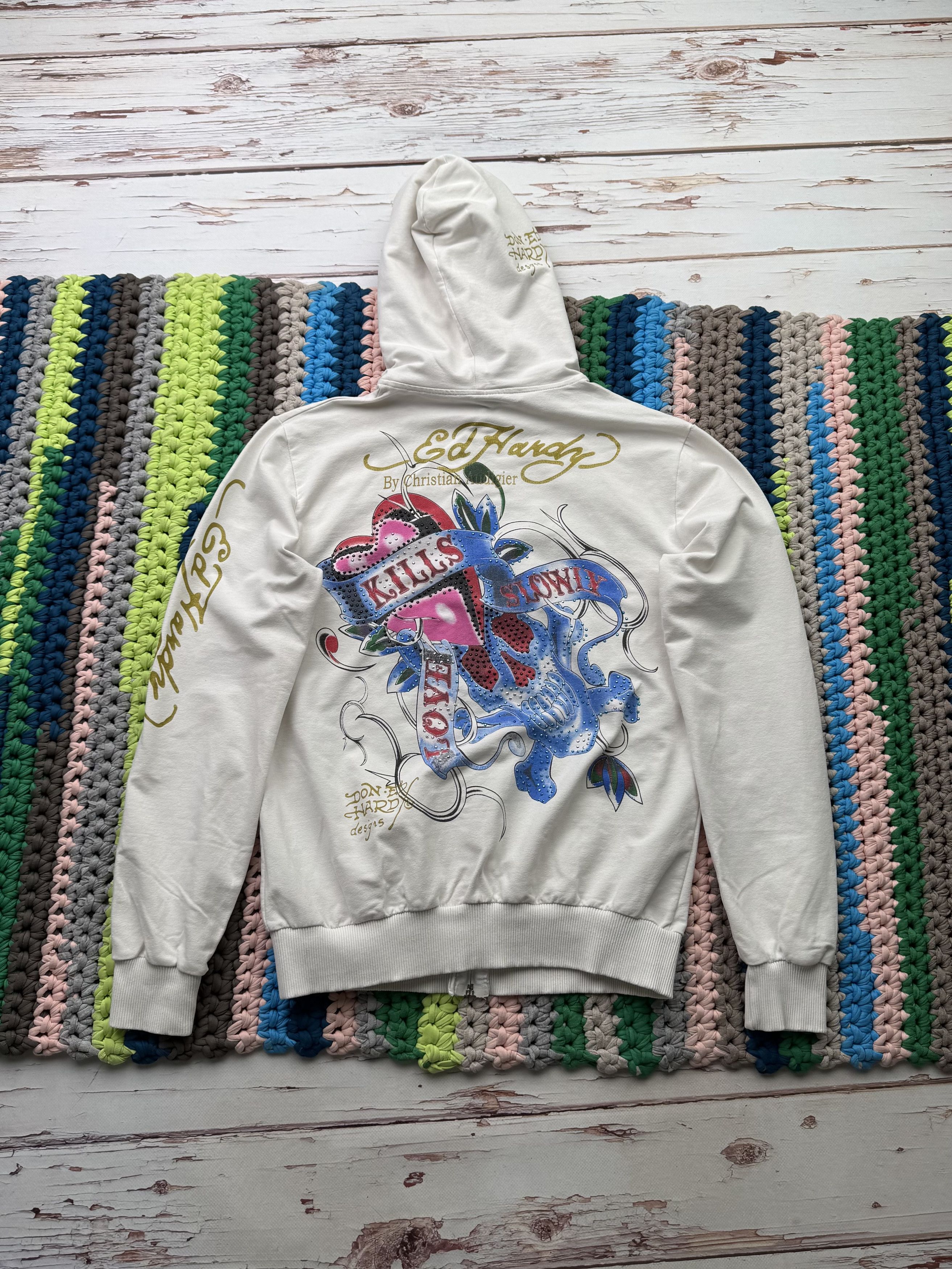 Ed Hardy Ed Hardy Vintage Hoodie Size M / US 6-8 / IT 42-44 - 1 Thumbnail