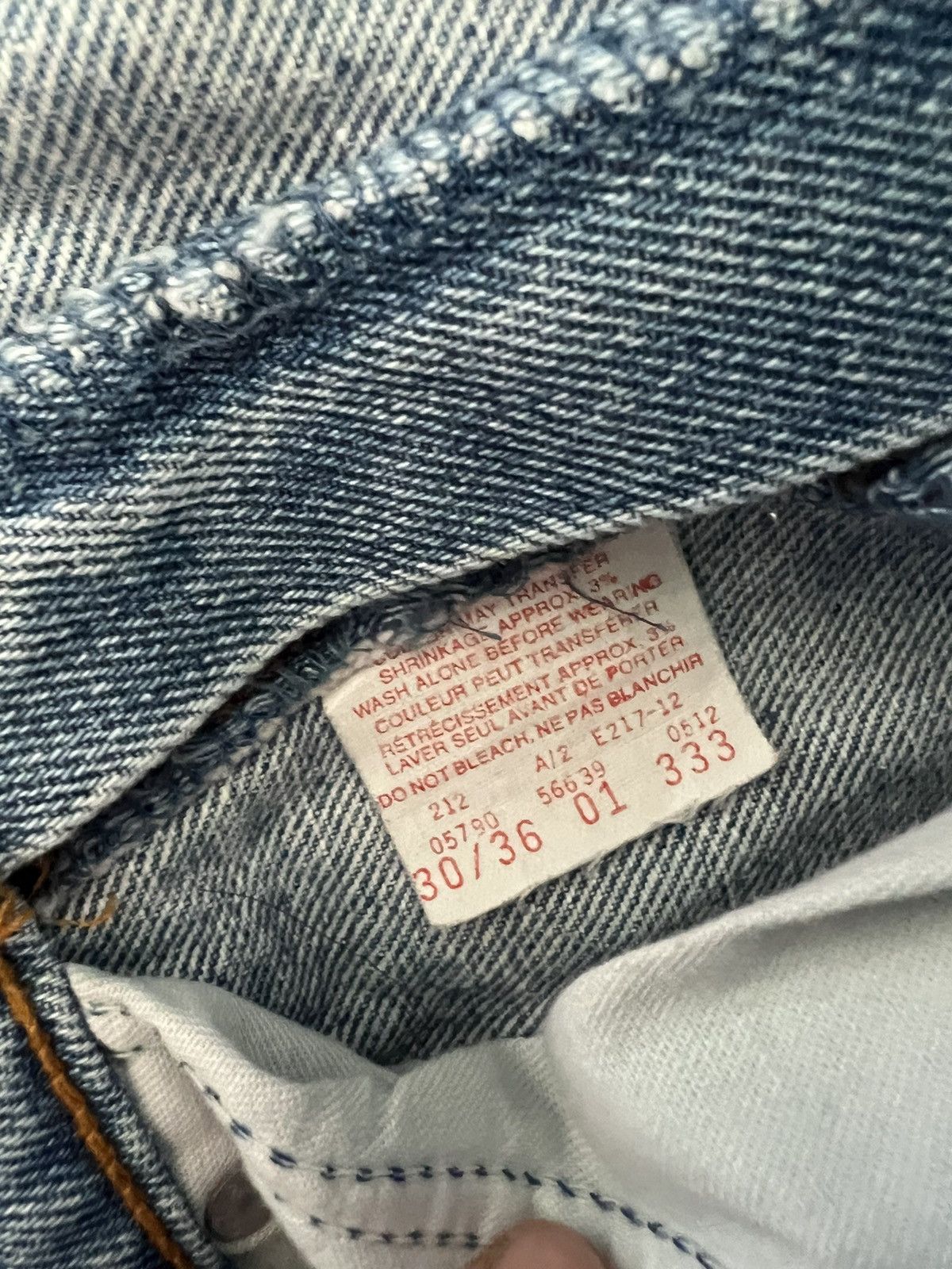 Levi's × Vintage Vintage Levi’s Special Edition Denim Jeans Faded 80s 90s Size US 28 / EU 44 - 7 Thumbnail