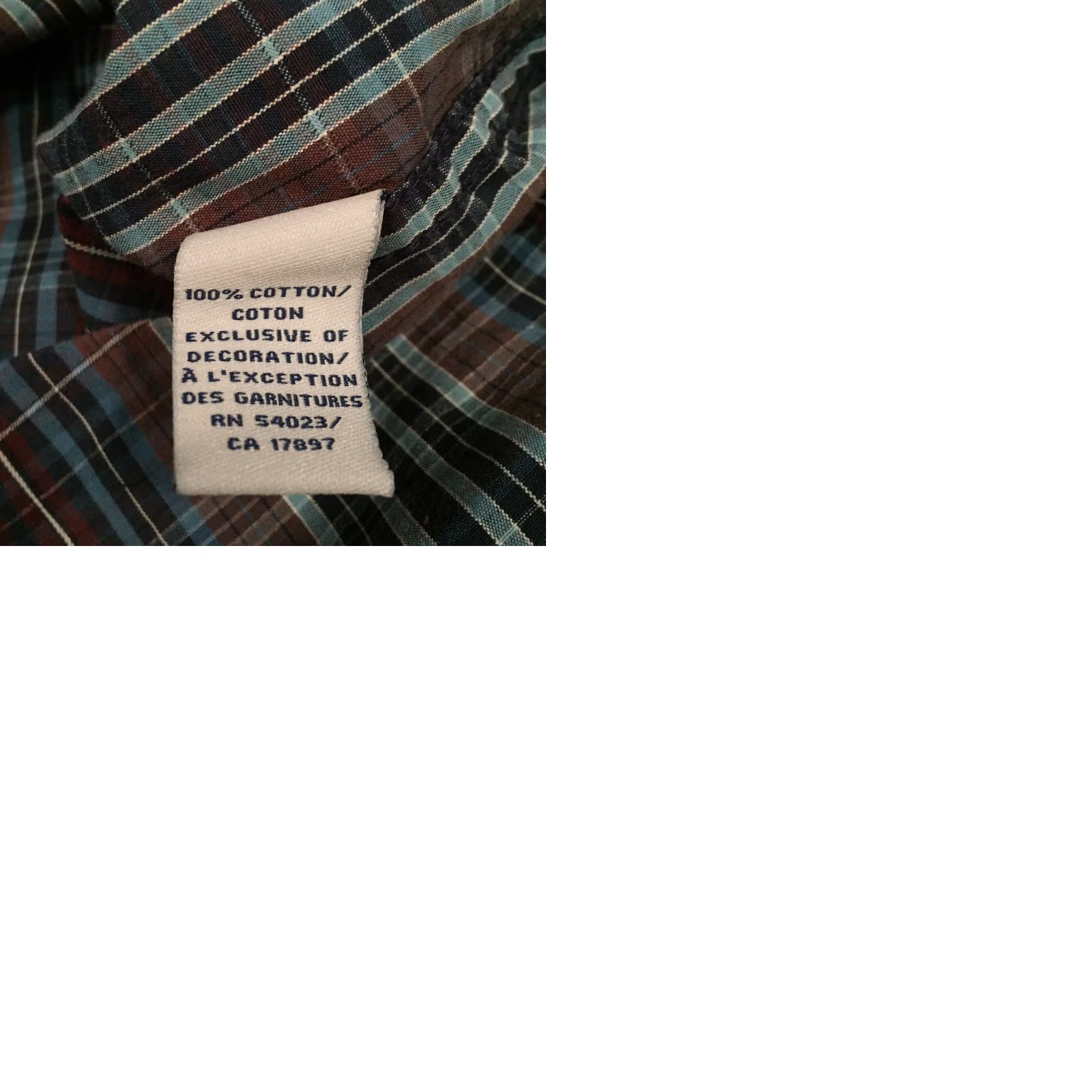 Old Navy Old Navy Shirt Mens XL Blue Purple Plaid Long Sleeve Button Up Size US XL / EU 56 / 4 - 9 Thumbnail