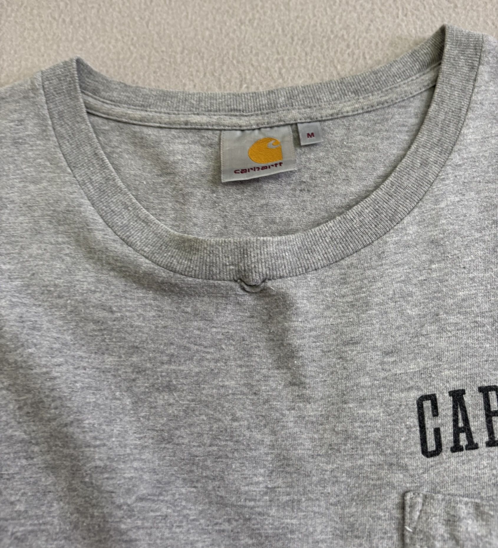 Carhartt Carhartt Team Pocket Gray T-shirt Medium Size US M / EU 48-50 / 2 - 17 Thumbnail