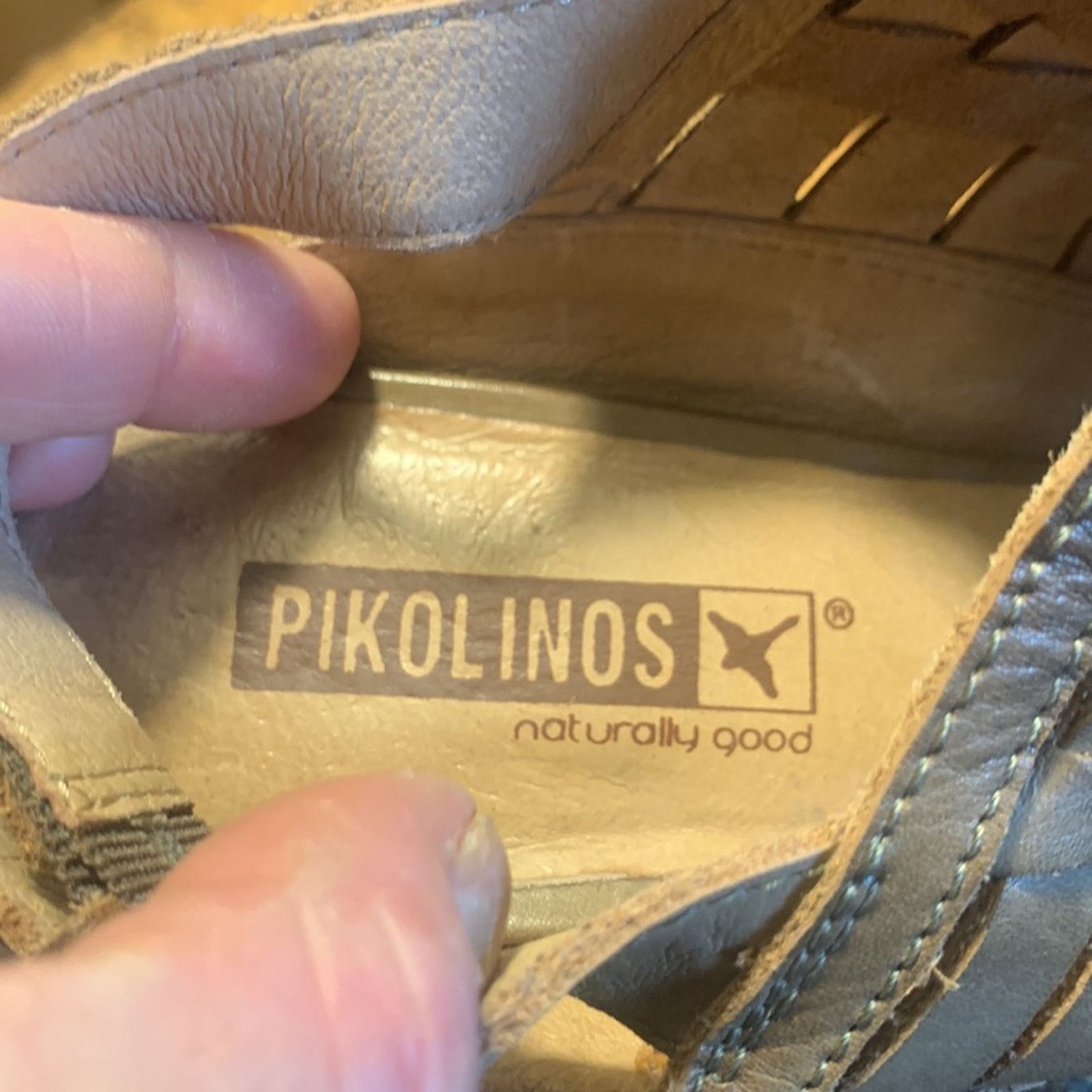 Vintage Pikolinos slingback all leather woven sandals Size US 7.5 / IT 37.5 - 6 Thumbnail