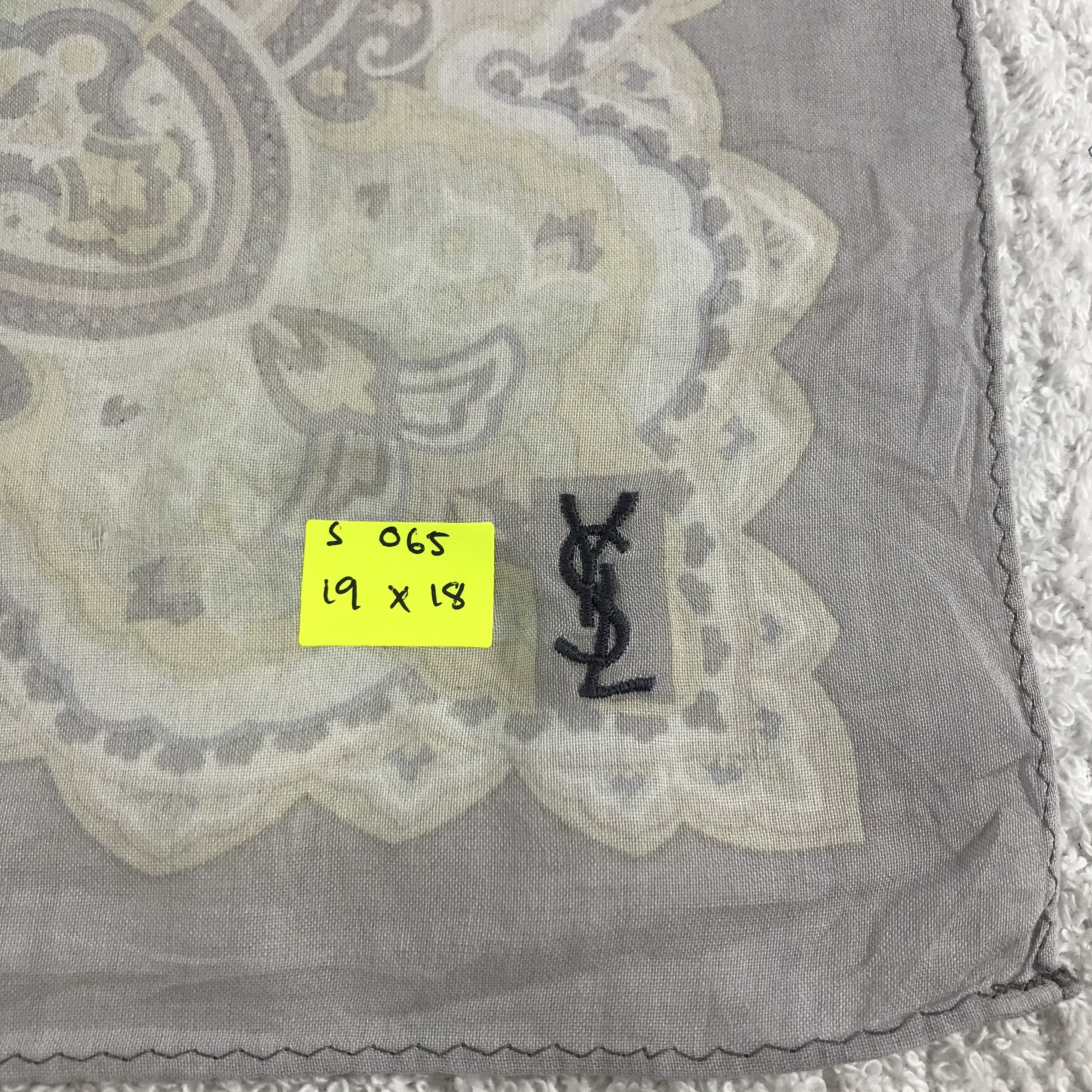 Vintage × Yves Saint Laurent Yves Saint Laurent Bandana / Handkerchief /Neckerchief -S065 Size ONE SIZE - 5 Thumbnail
