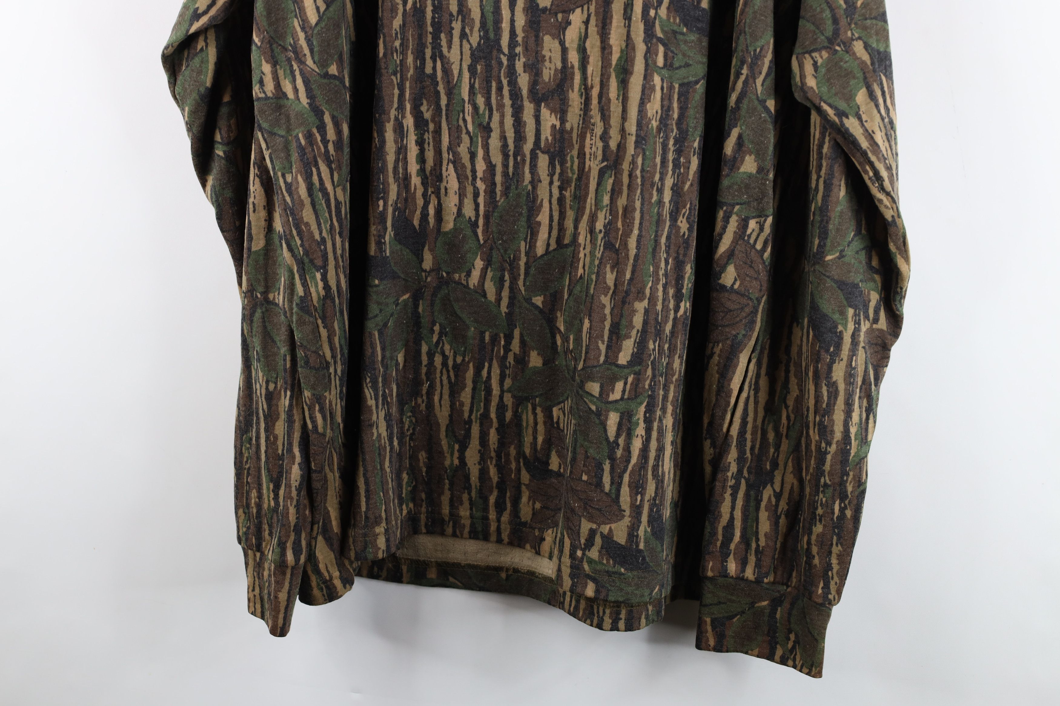 Vintage Vintage 90s Streetwear Knit Camouflage Henley T-Shirt US Size US XXL / EU 58 / 5 - 13 Thumbnail