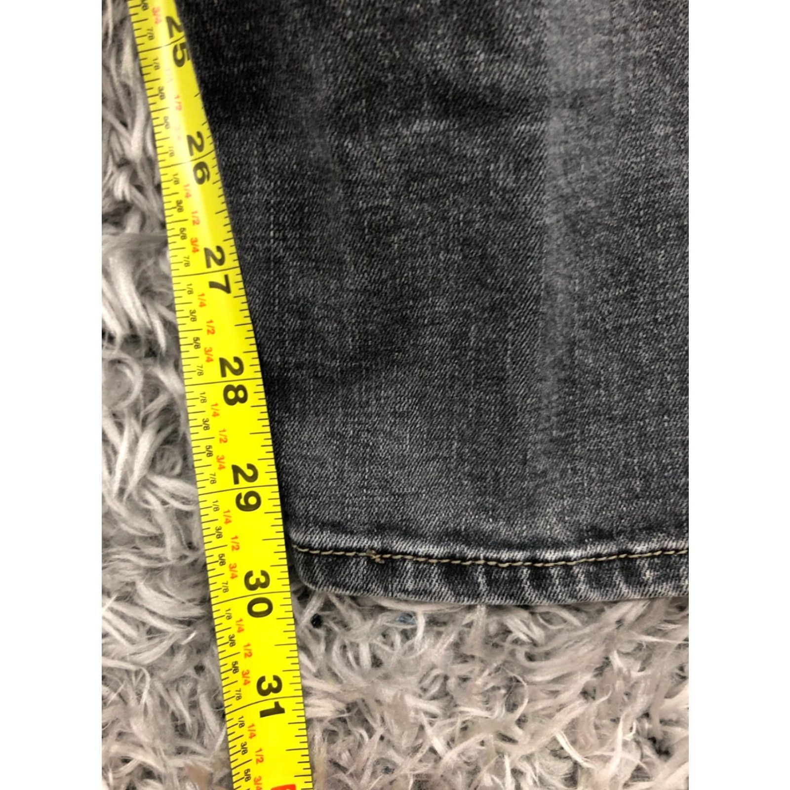 Wrangler Wrangler Jeans Straight 36x32 Mens Mid Wash Gray Regular Waist 36 Denim 5-Pocket Utility Belt Loops Logo Vintage No N/A Size US 36 / EU 52 - 3 Thumbnail