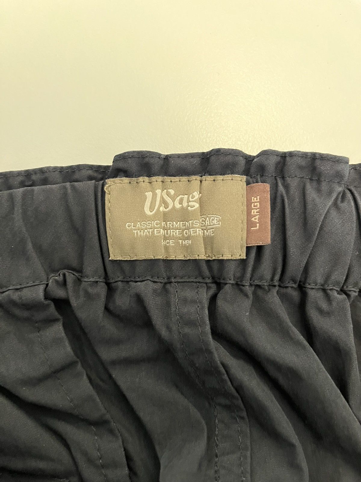 Other U.Sage M51 Nylon-Cotton Cargo Shorts Black Size Large (L) Size US 34 / EU 50 - 10 Thumbnail