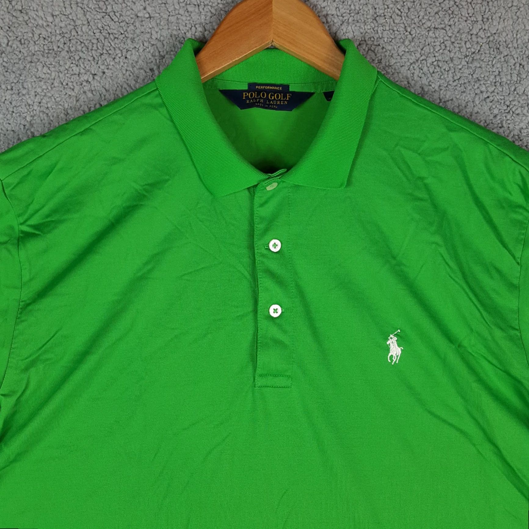 Ralph Lauren VINTAGE Ralph Lauren Polo Golf Bellagio Casino Men's L Preppy Collared Dress Shirt Size 42R - 2 Thumbnail
