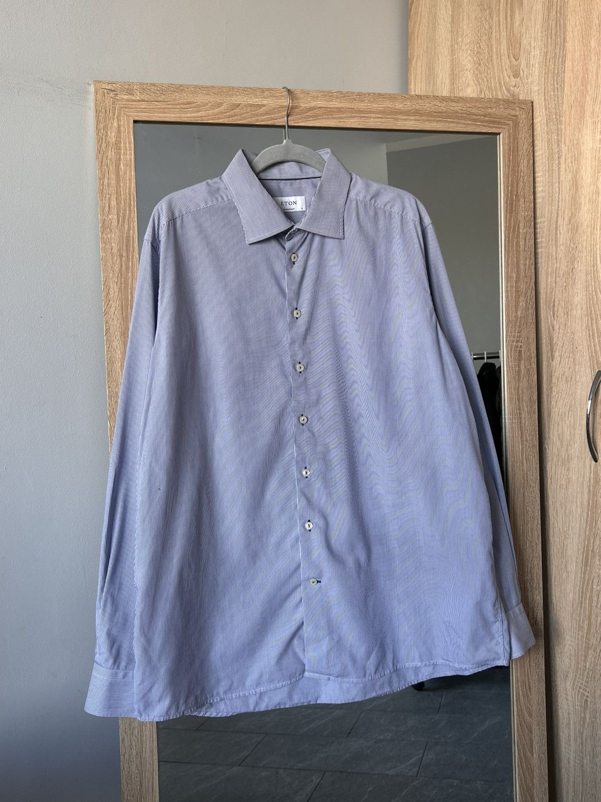 Eton Vintage shirt Eton size medium blue Size US M / EU 48-50 / 2 - 2 Thumbnail