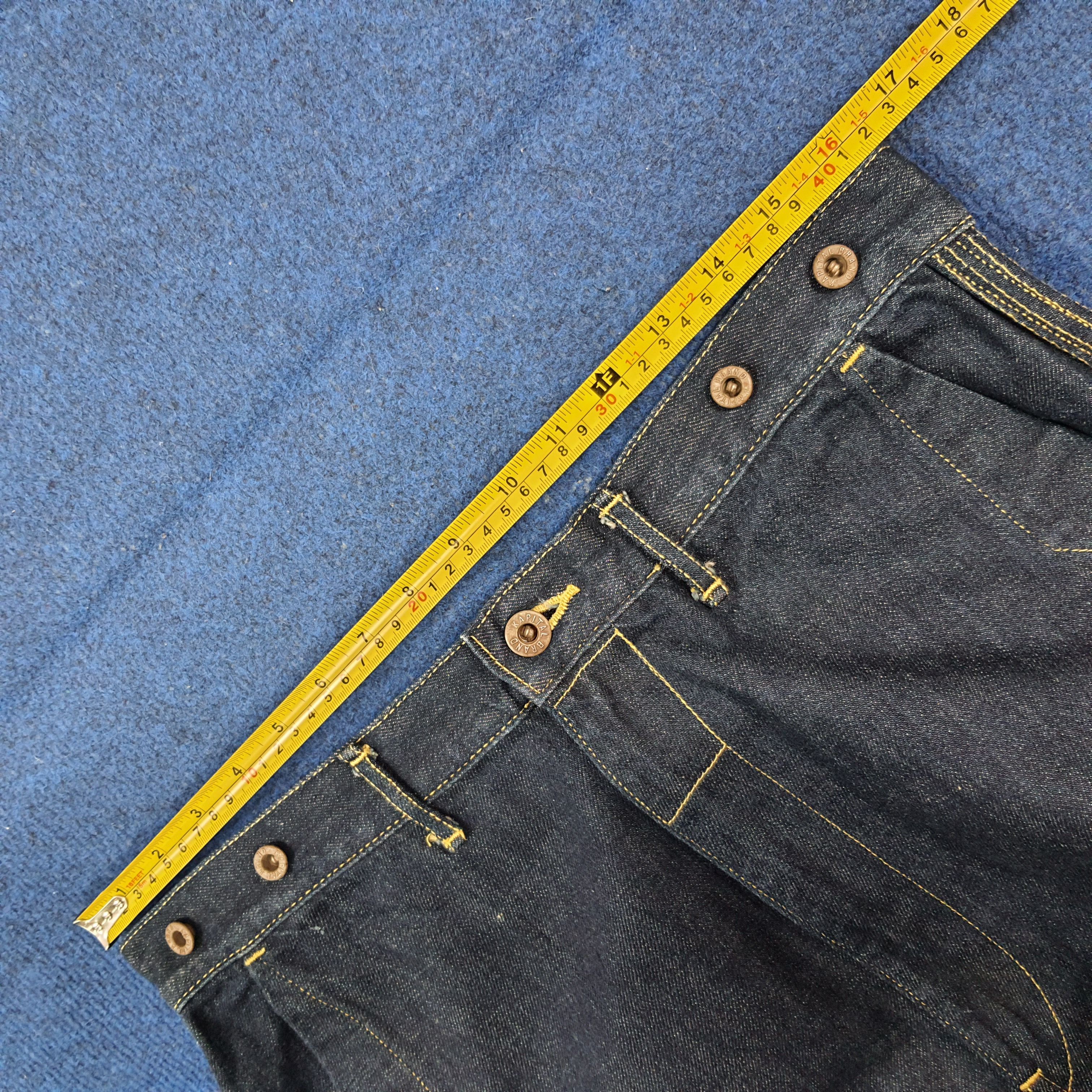 Kapital Vintage KAPITAL Japan Denim Monkey Stitching Pants C297N20 Size US 32 / EU 48 - 13 Thumbnail