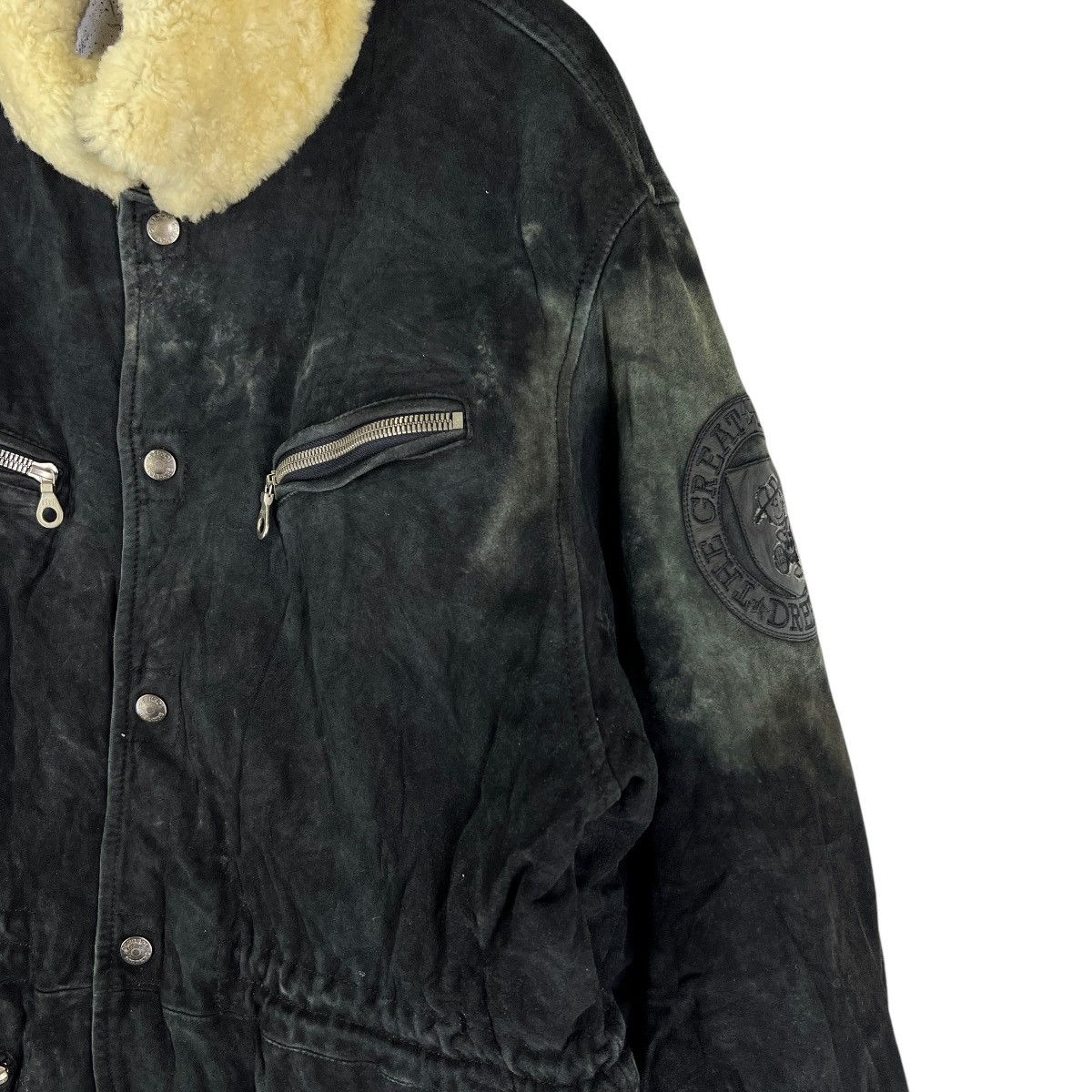🔥 ICEBERG PEANUTS LEATHER JACKET MADE IN ITALY